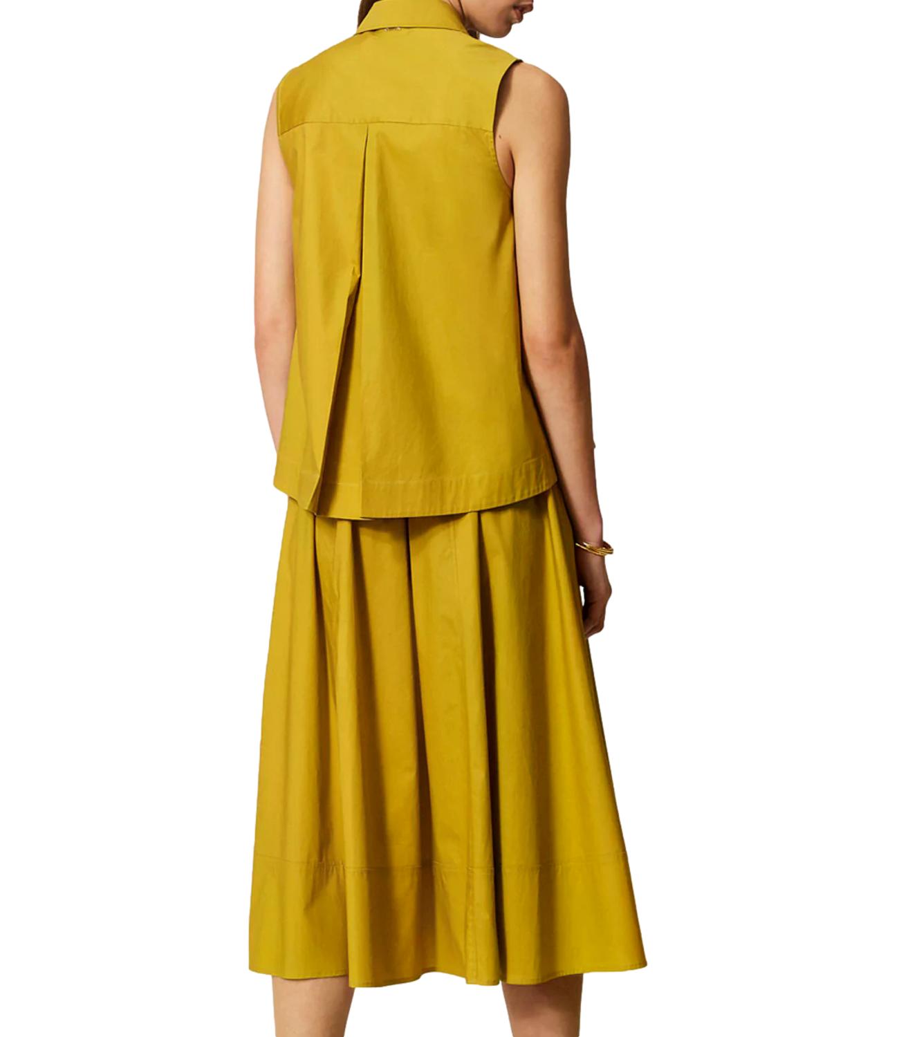 Twin Set Gonna Verde Avocado Oil da Donna