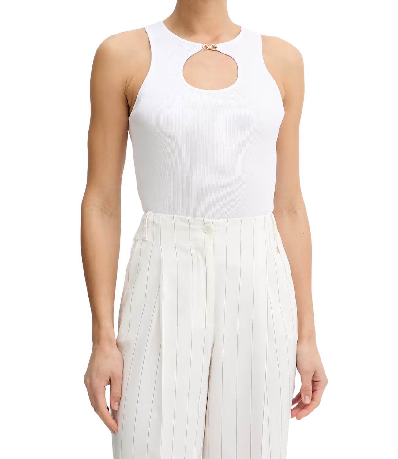 Twinset Top Bianco Ottico Donna