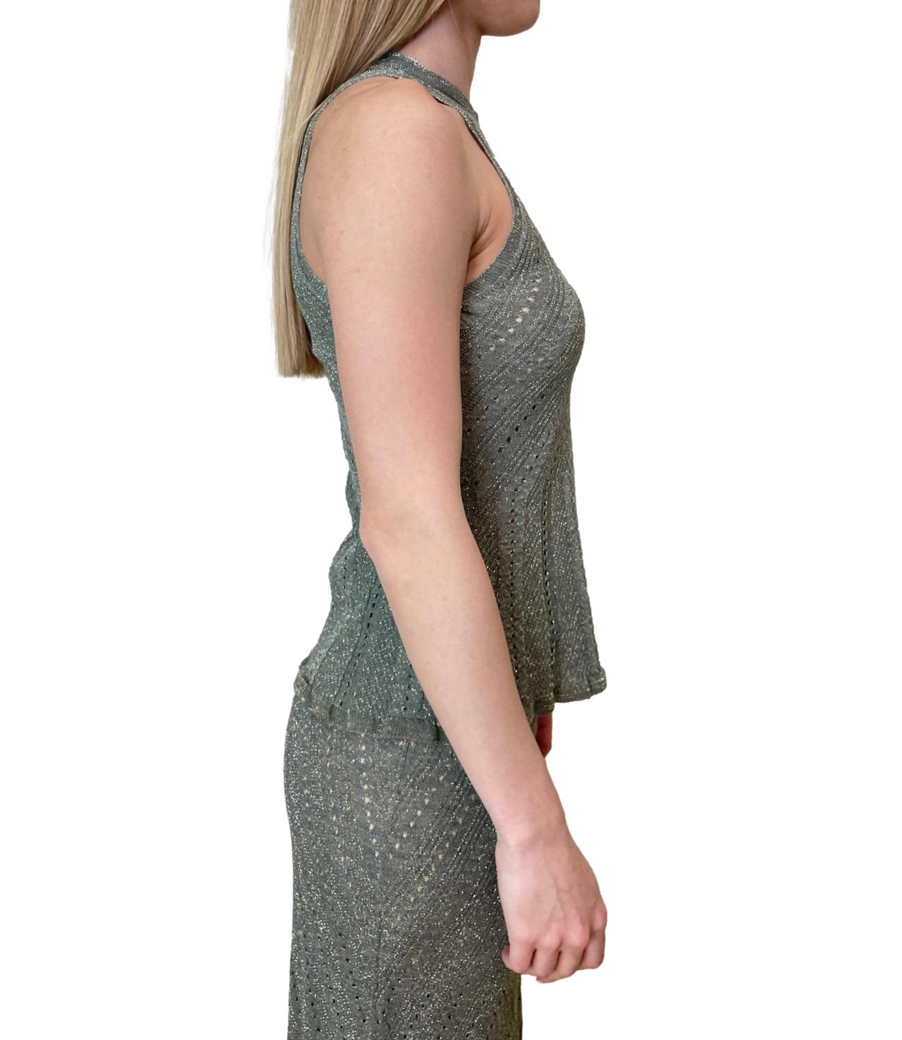 Twinset Top Verde Alpino Chiaro Donna
