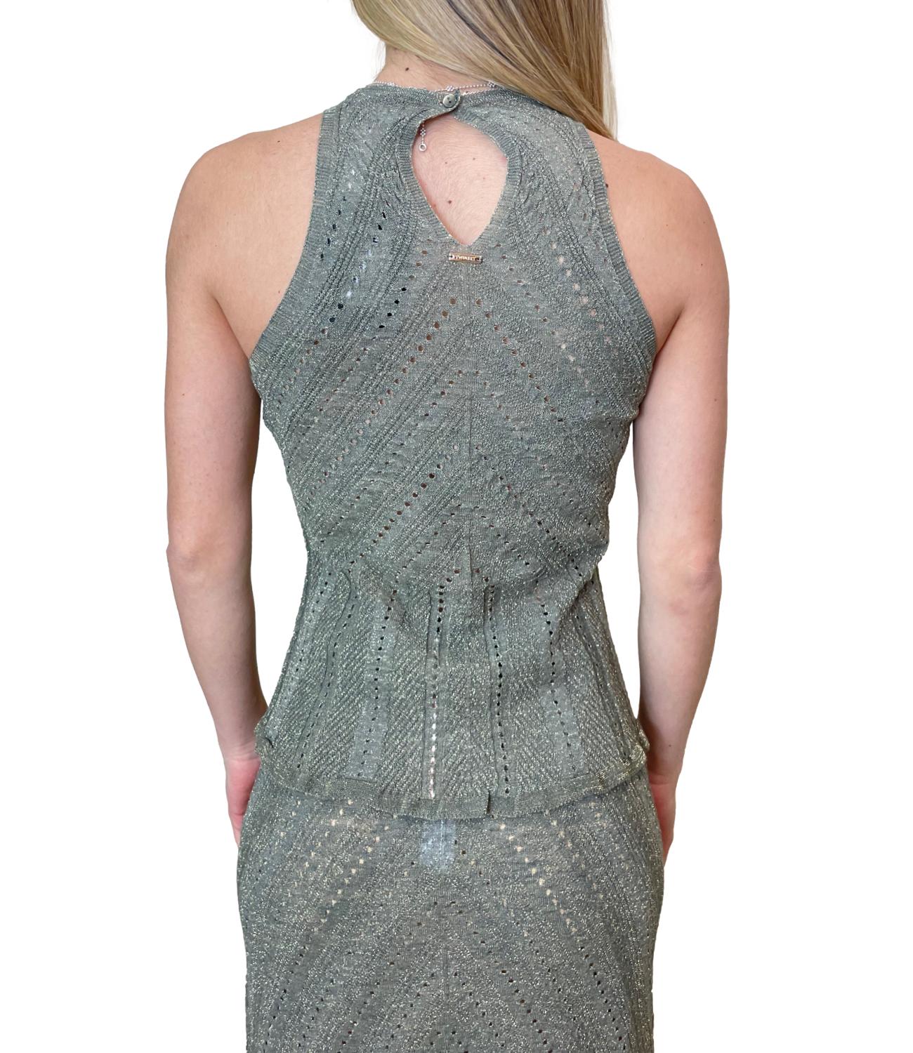 Twinset Top Verde Alpino Chiaro Donna