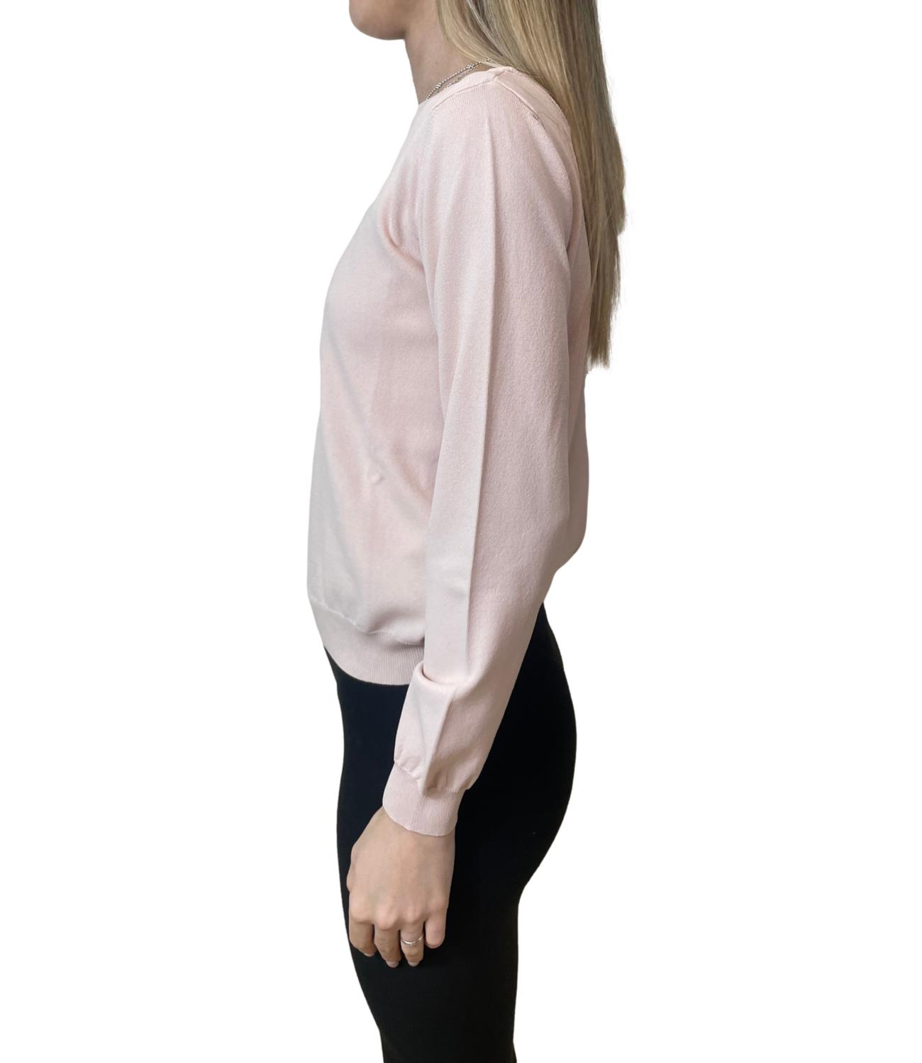 Vicolo Maglia Fiocco Rosa Donna