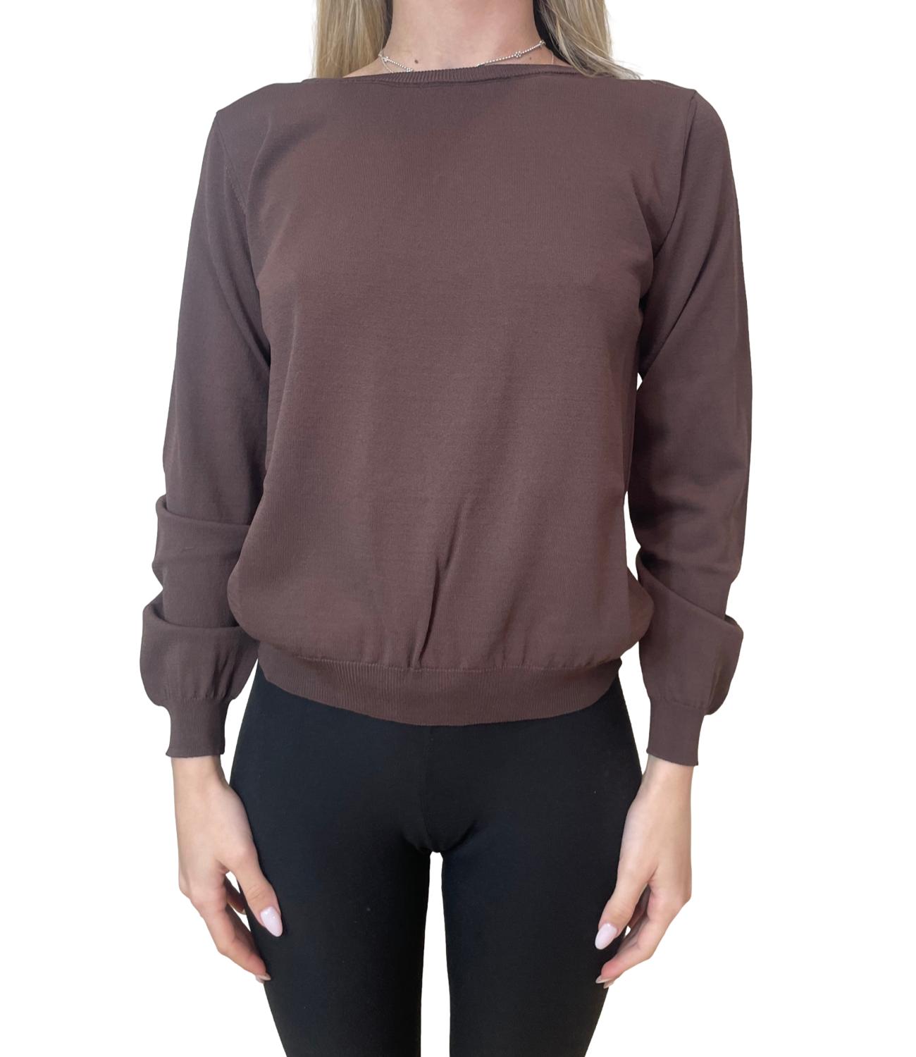 Vicolo Maglia Fiocco Moro Donna