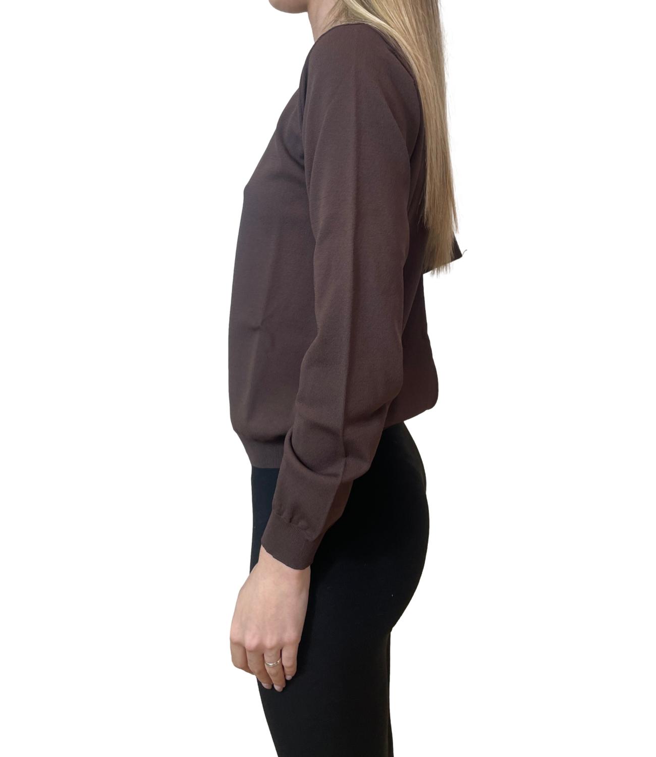 Vicolo Maglia Fiocco Moro Donna