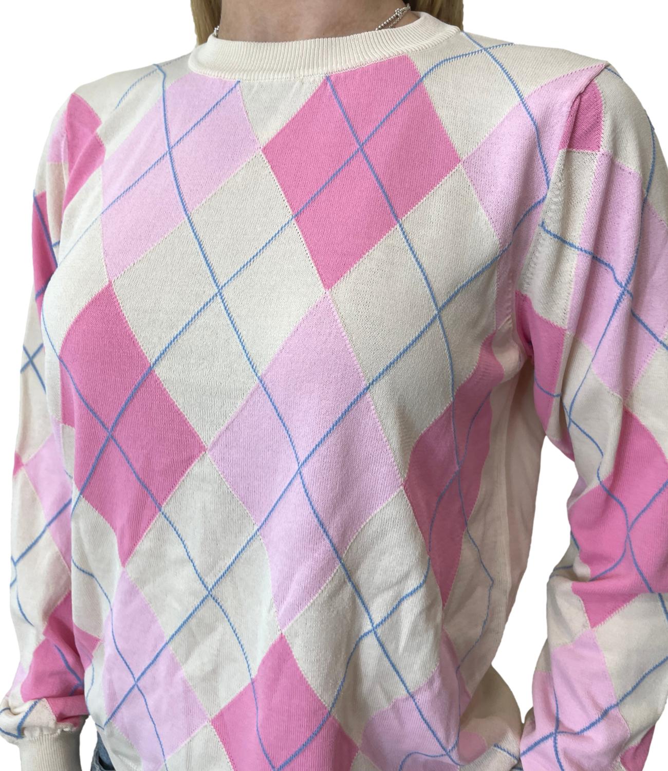 Vicolo Magla Rombi Multicolor Donna