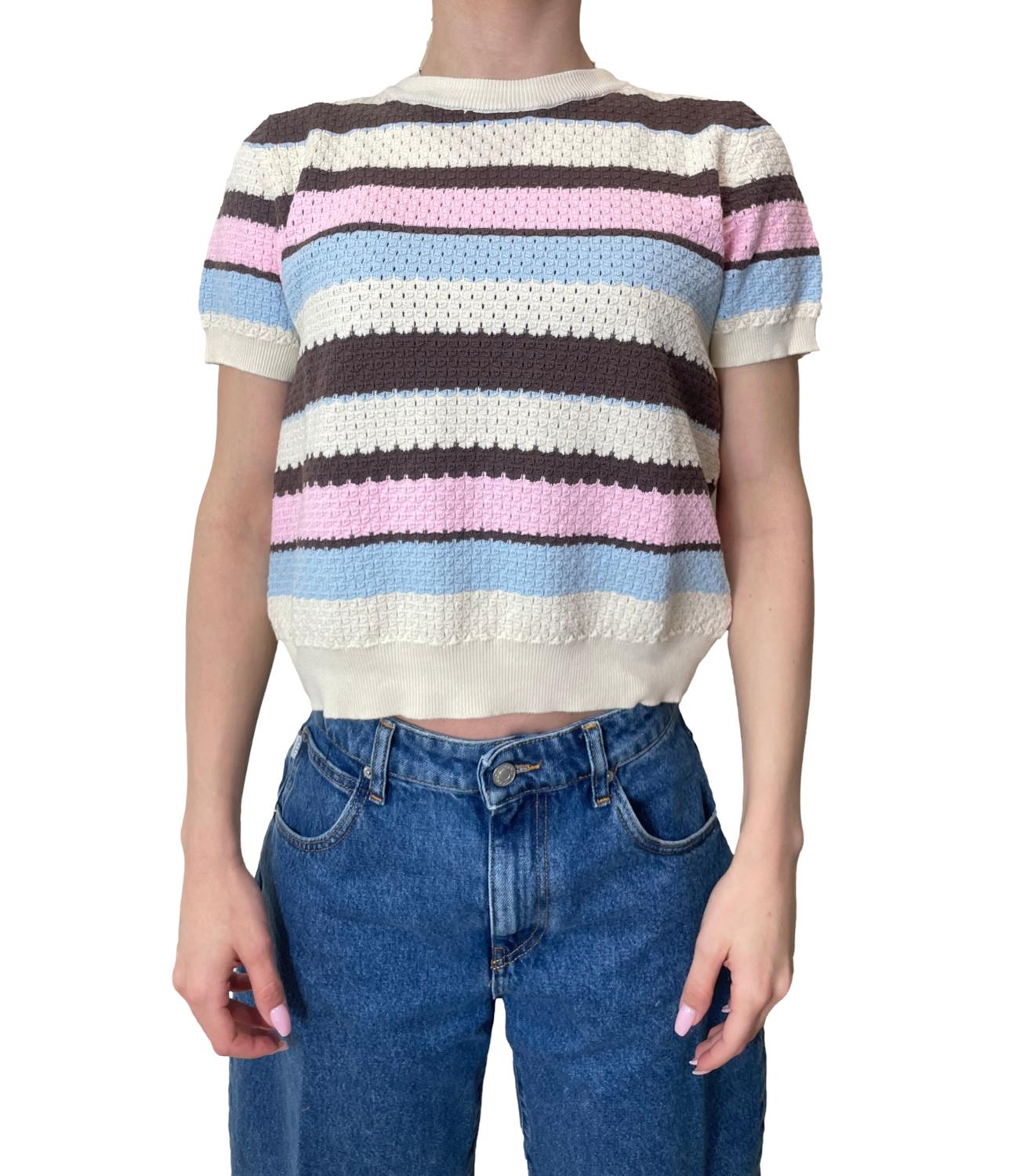 Vicolo Maglia Multicolor Donna