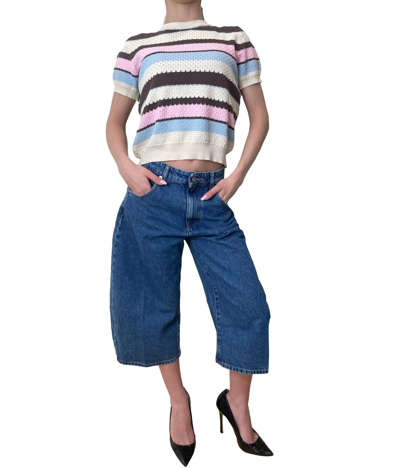 Vicolo Maglia Multicolor Donna