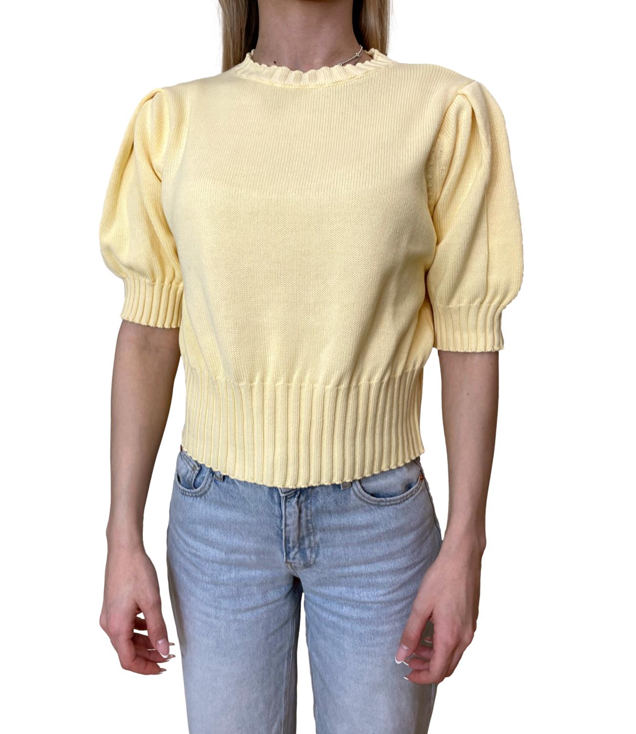 Vicolo Maglia Giallo Donna