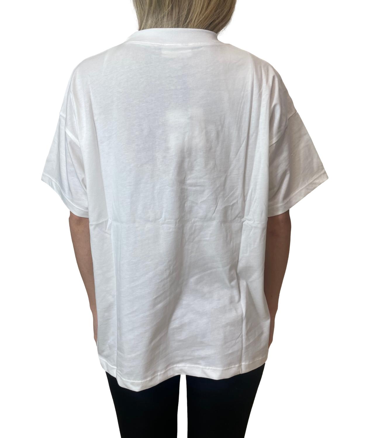 Vicolo T-shirt Logo Blu Donna