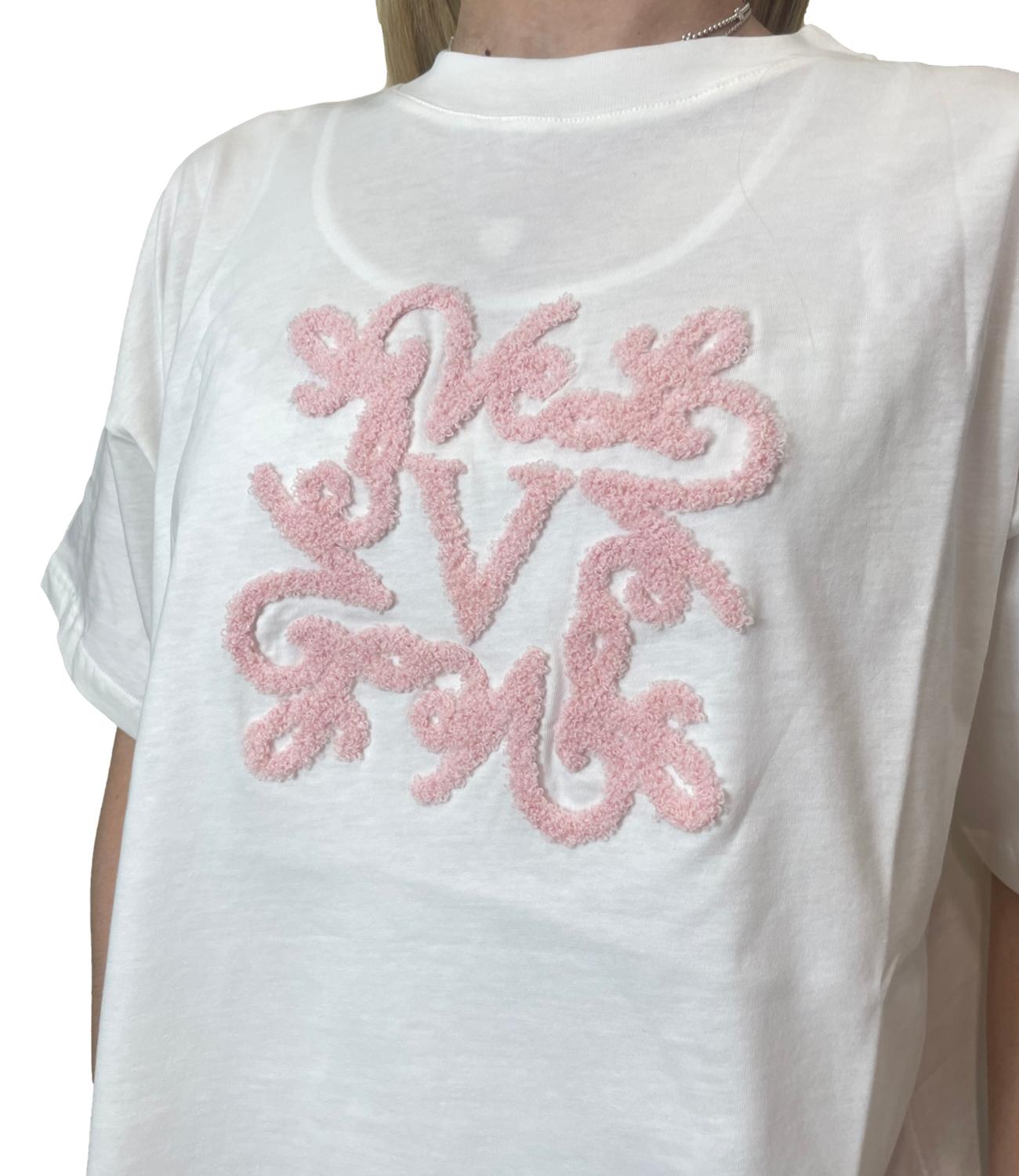 Vicolo T-shirt Logo Giallo Rosa Donna
