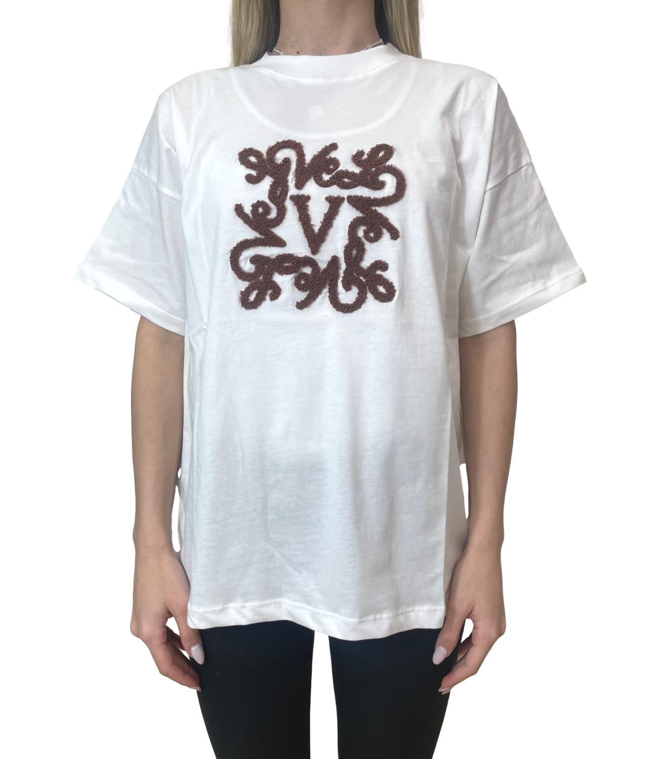 Vicolo T-shirt Logo Giallo Moro Donna