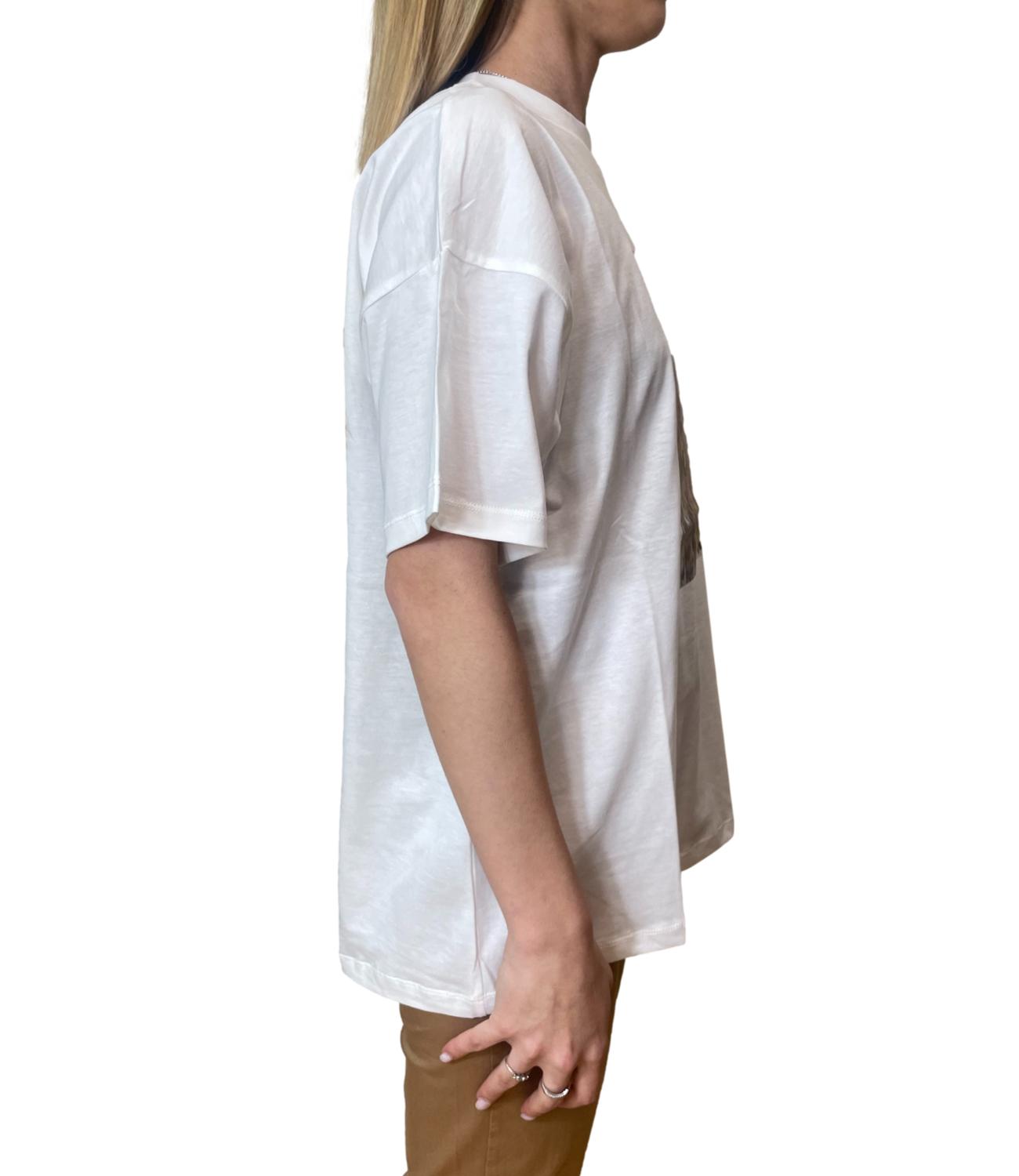 Vicolo T-shirt Bianco Donna
