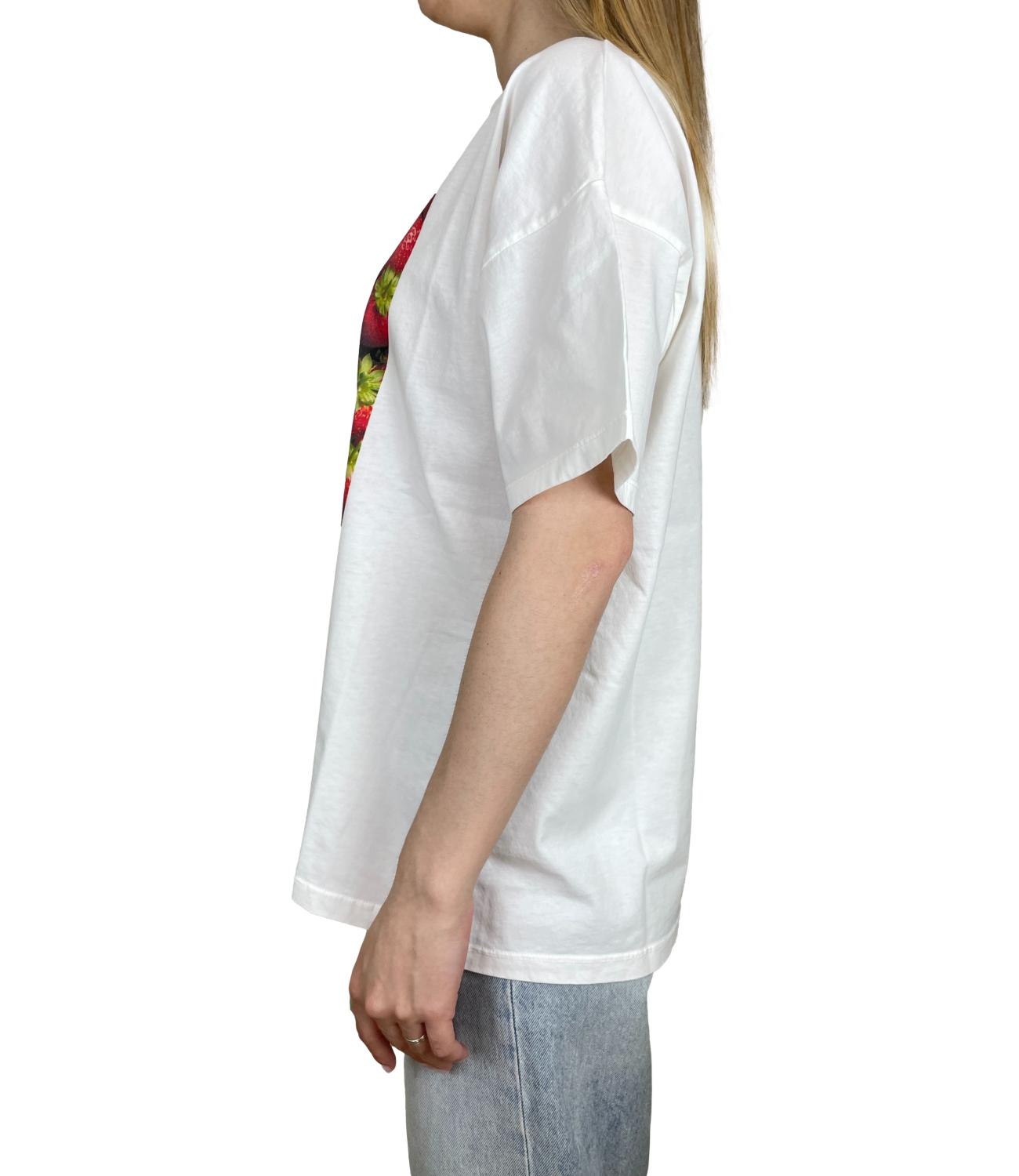 Vicolo T-shirt Strawberry Bianca Donna