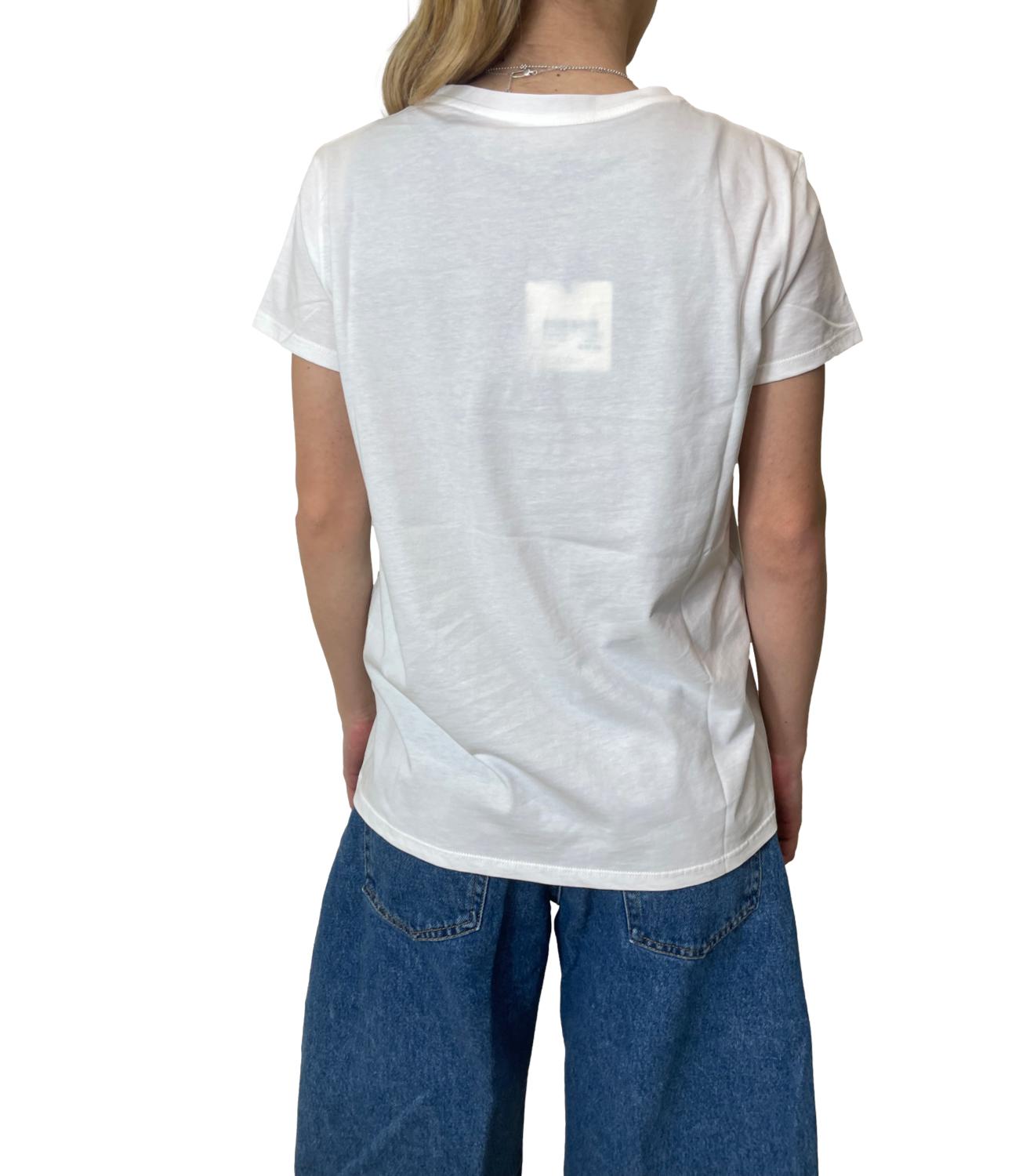 Vicolo T-shirt Strawberry Passion Bianco Donna