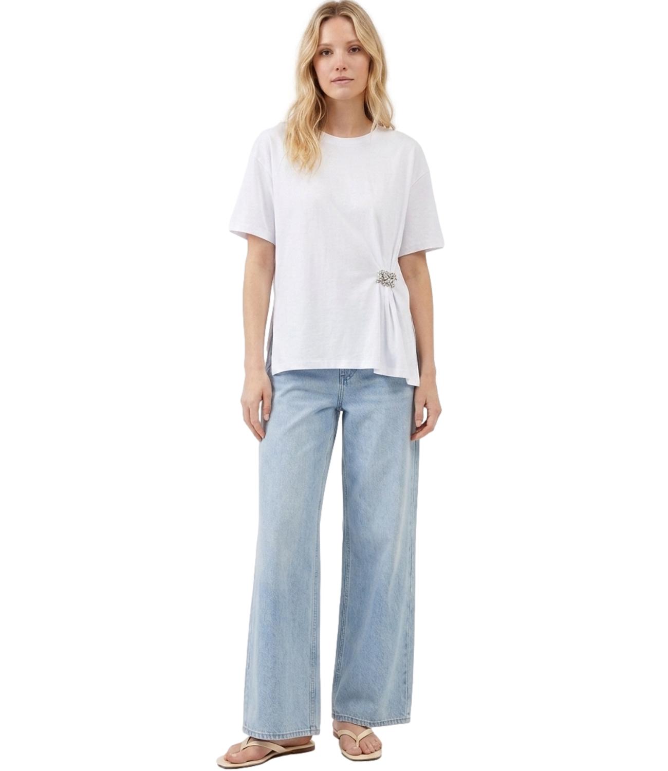 Vicolo T-Shirt Bianco da Donna