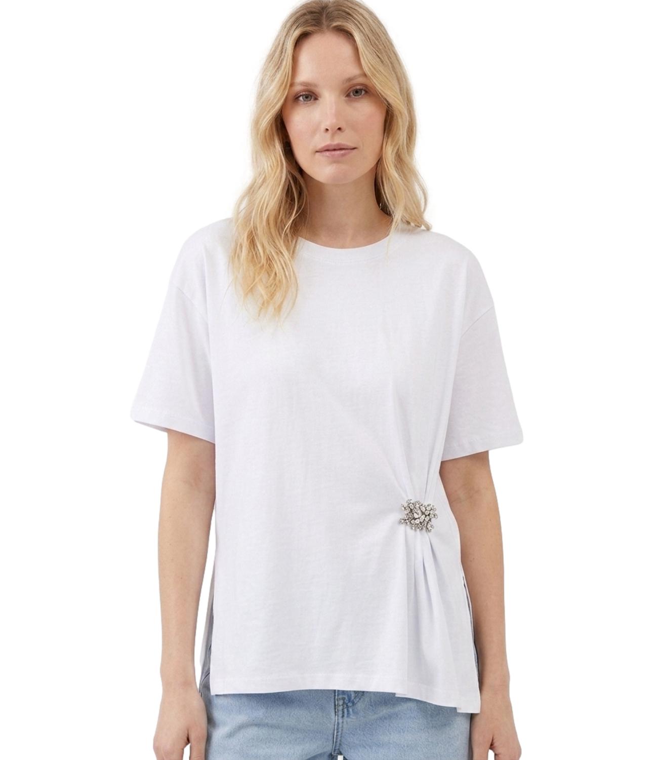 Vicolo T-Shirt Bianco da Donna