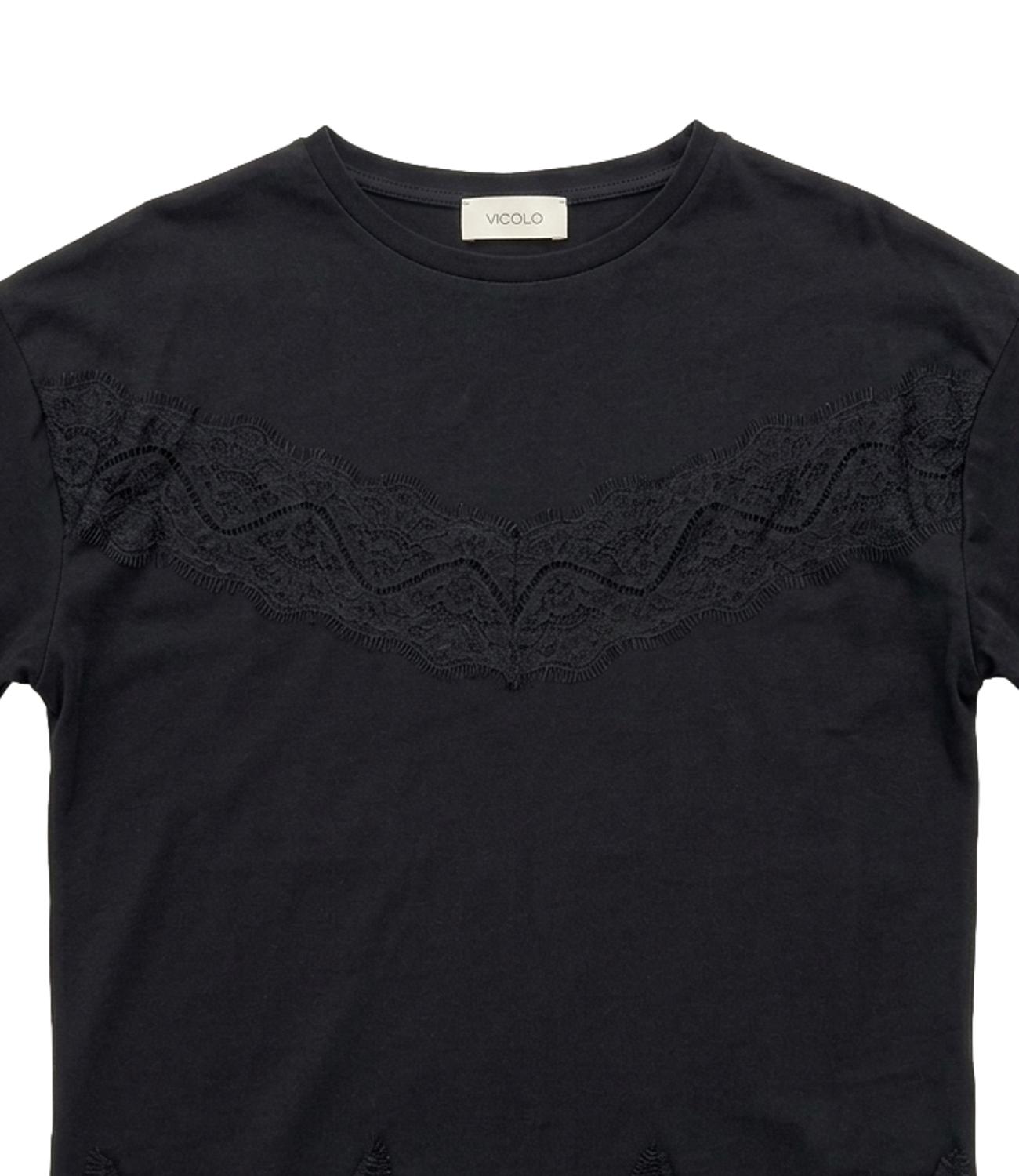 Vicolo T-Shirt Nero da Donna