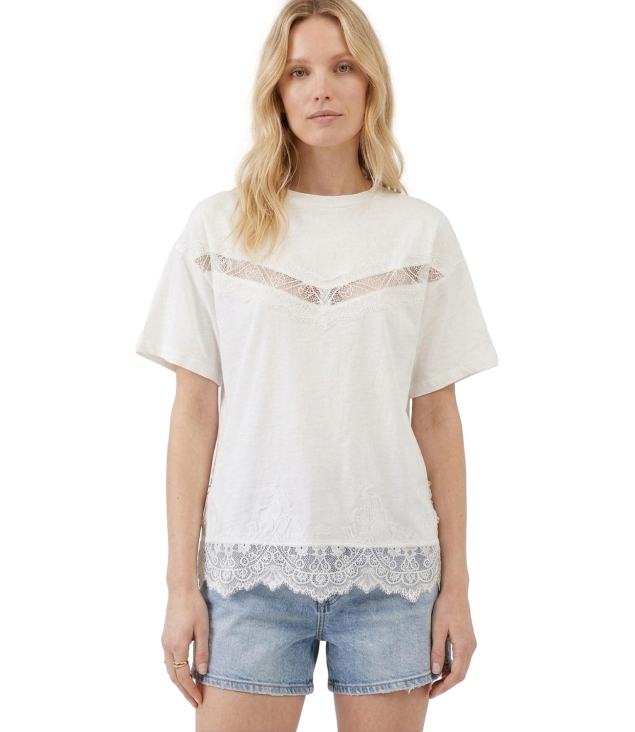 Vicolo T-Shirt Bianco da Donna