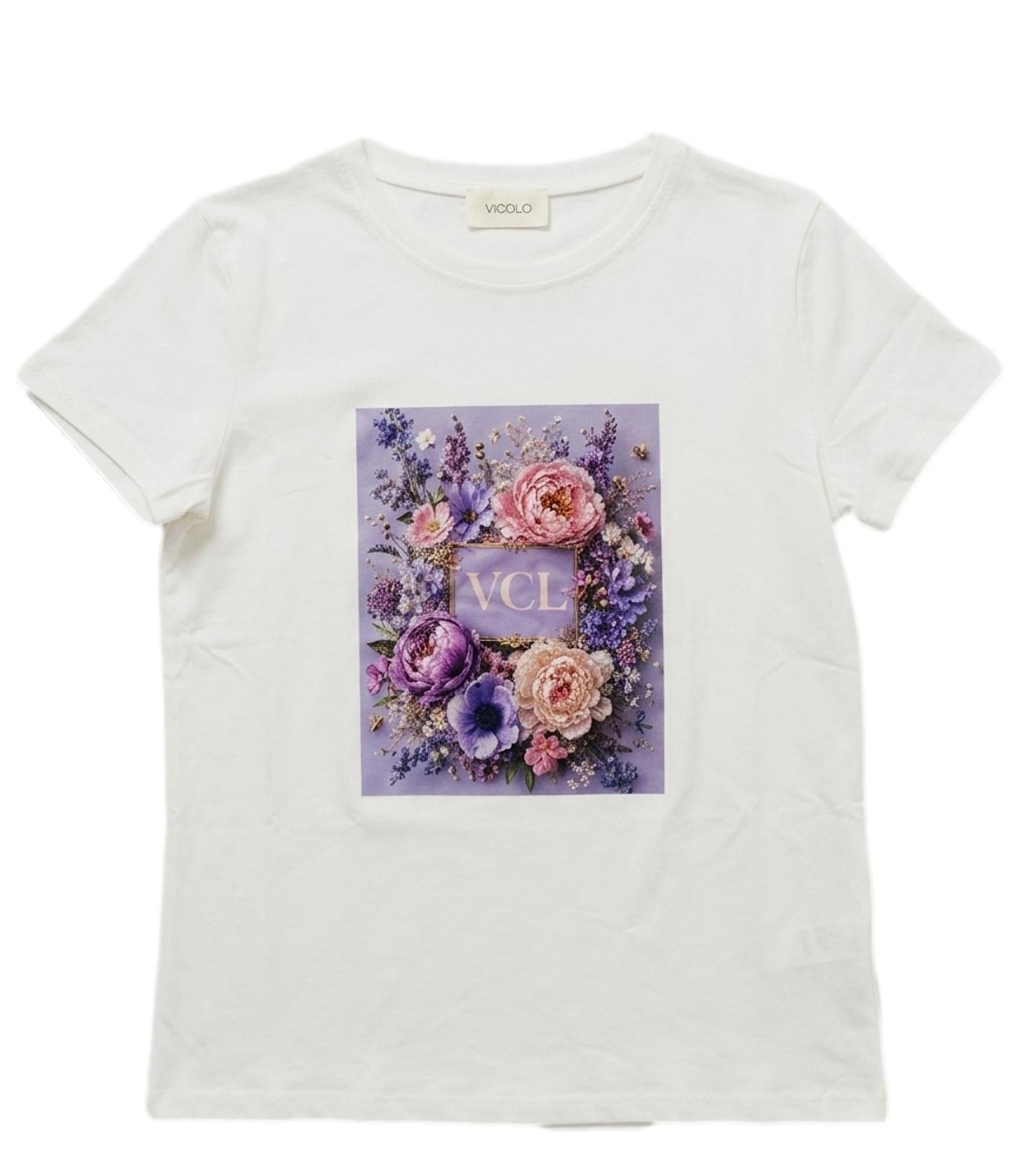 Vicolo T-Shirt Bianco da Donna
