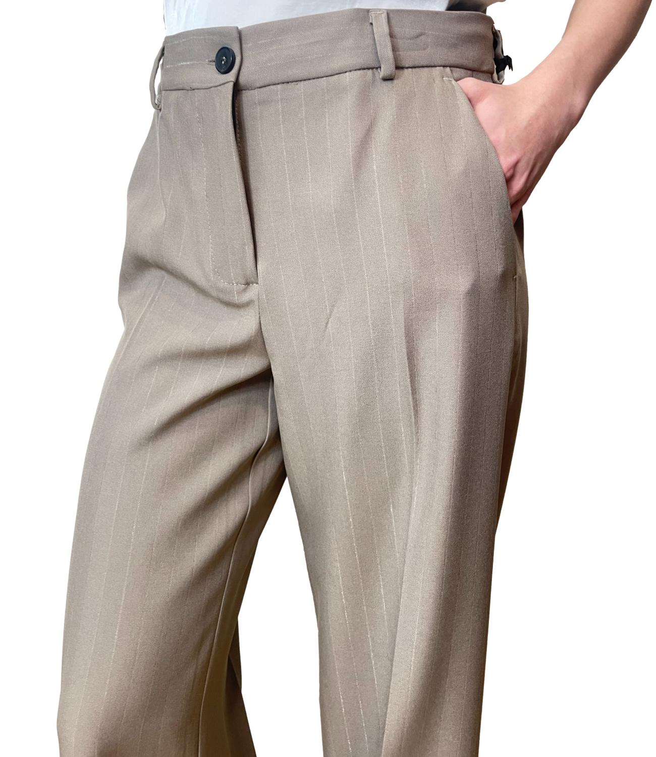 Vicolo Pantalone Tortora da Donna