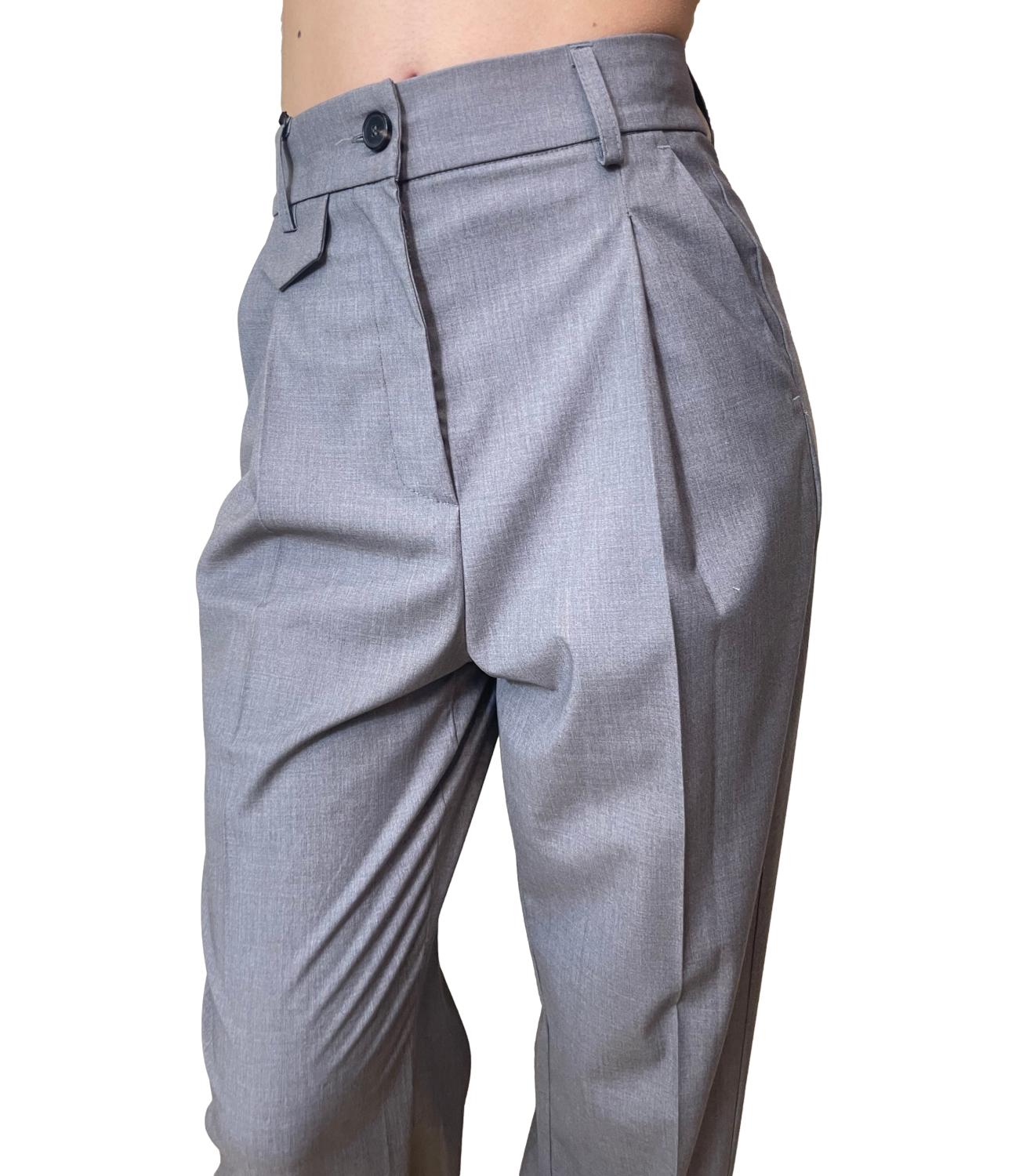 Vicolo Pantalone Grigio da Donna