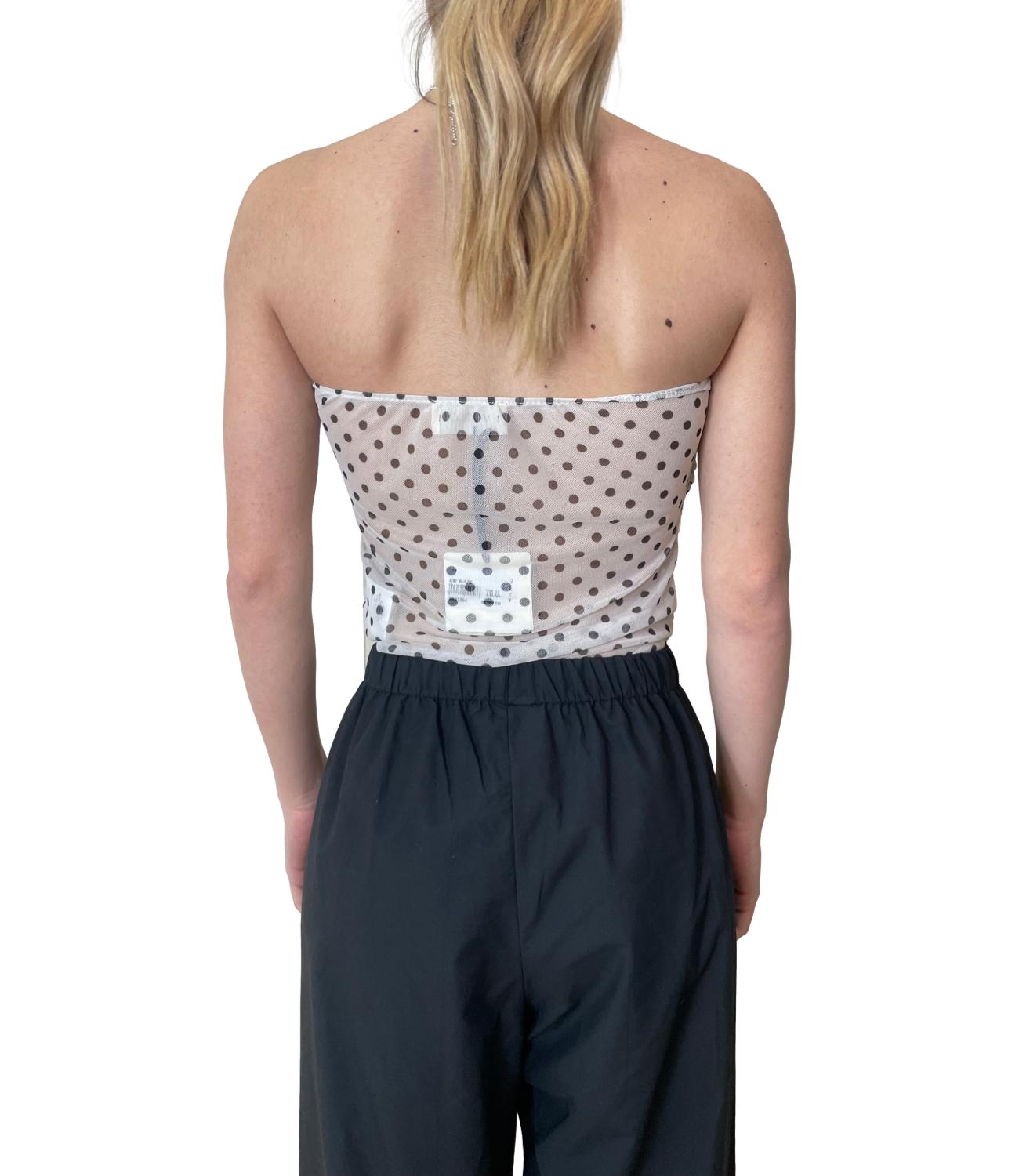 Vicolo Top Body Pois Burro Donna