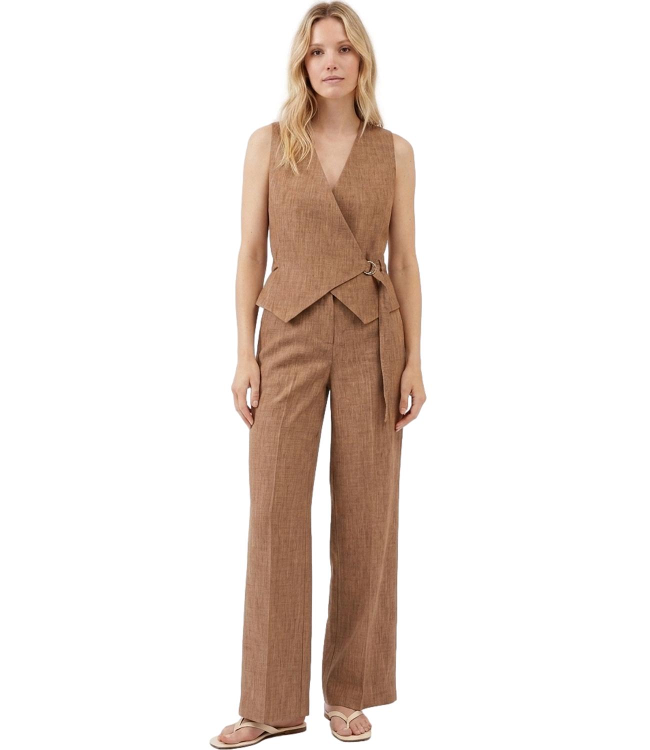Vicolo Gilet Marrone da Donna