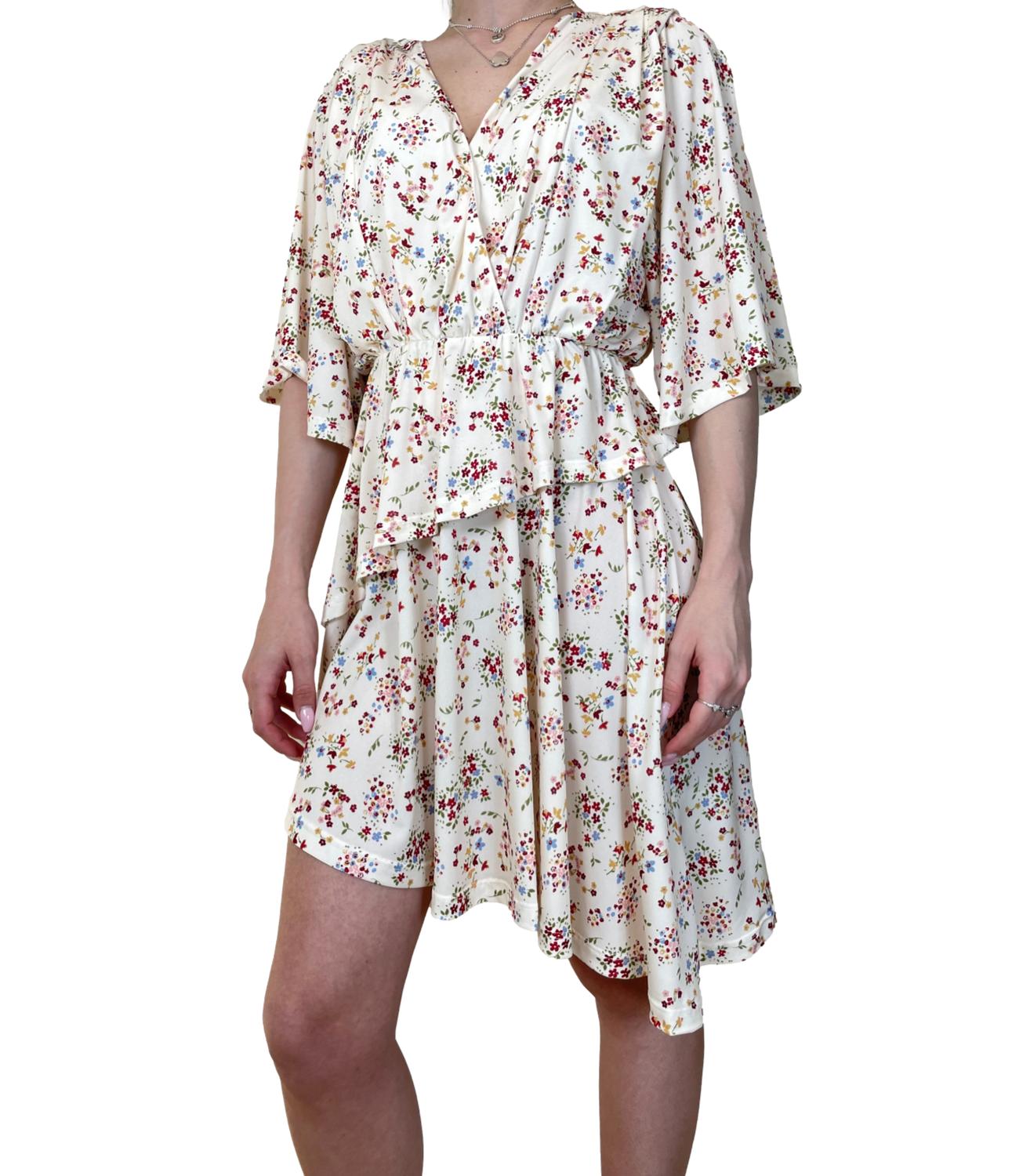 VICOLO abito floreale burro donna