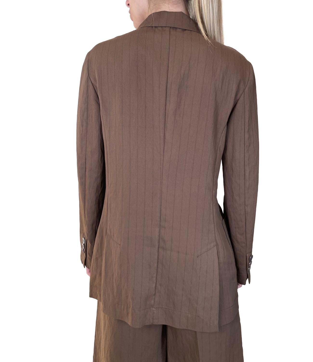 VICOLO giacca doppiopetto moro donna