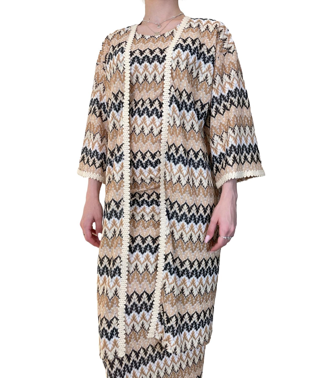 VICOLO cardigan fantasia beige donna