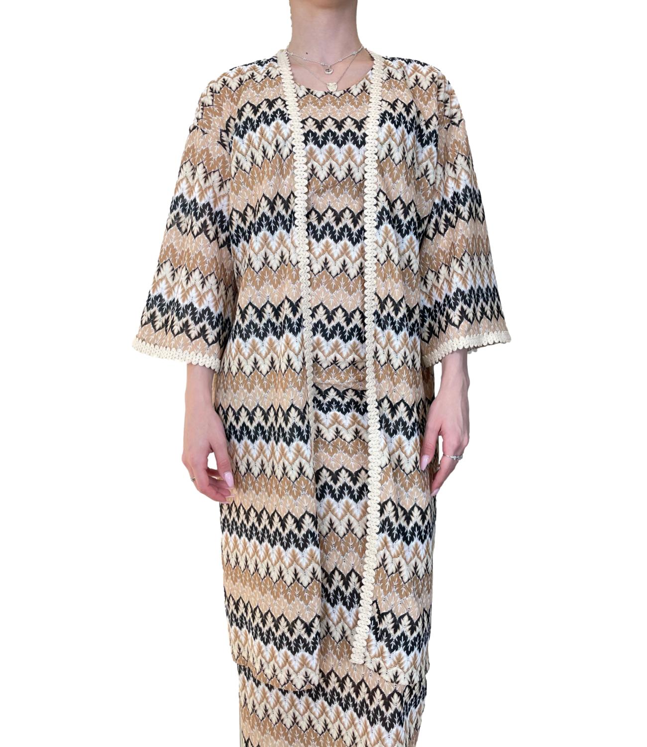 VICOLO cardigan fantasia beige donna