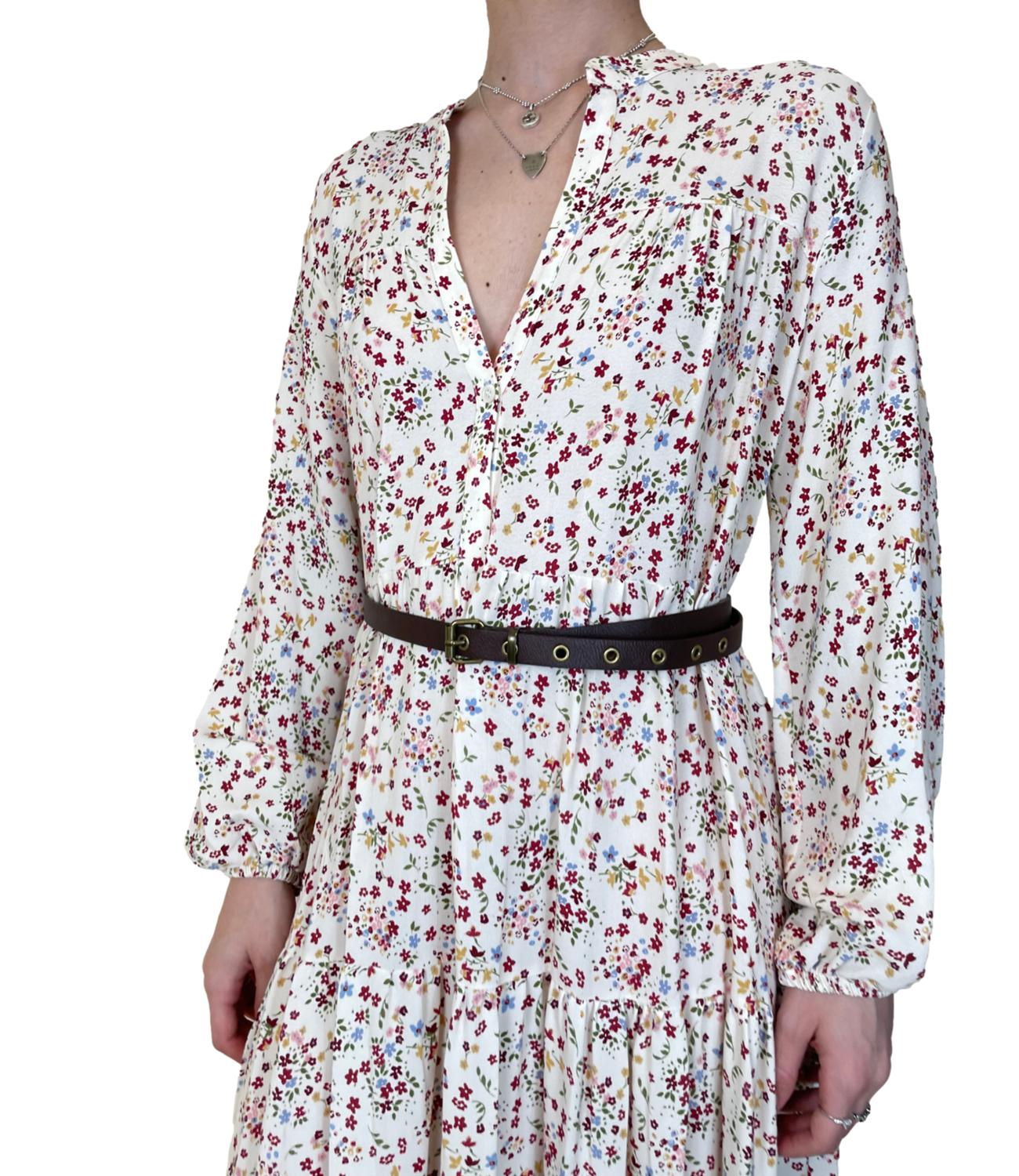 VICOLO abito floreale burro donna