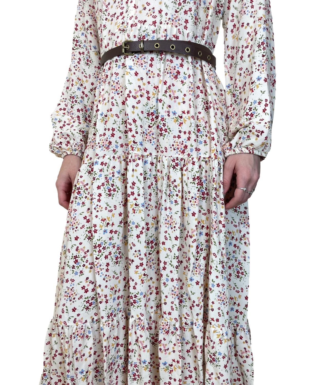 VICOLO abito floreale burro donna