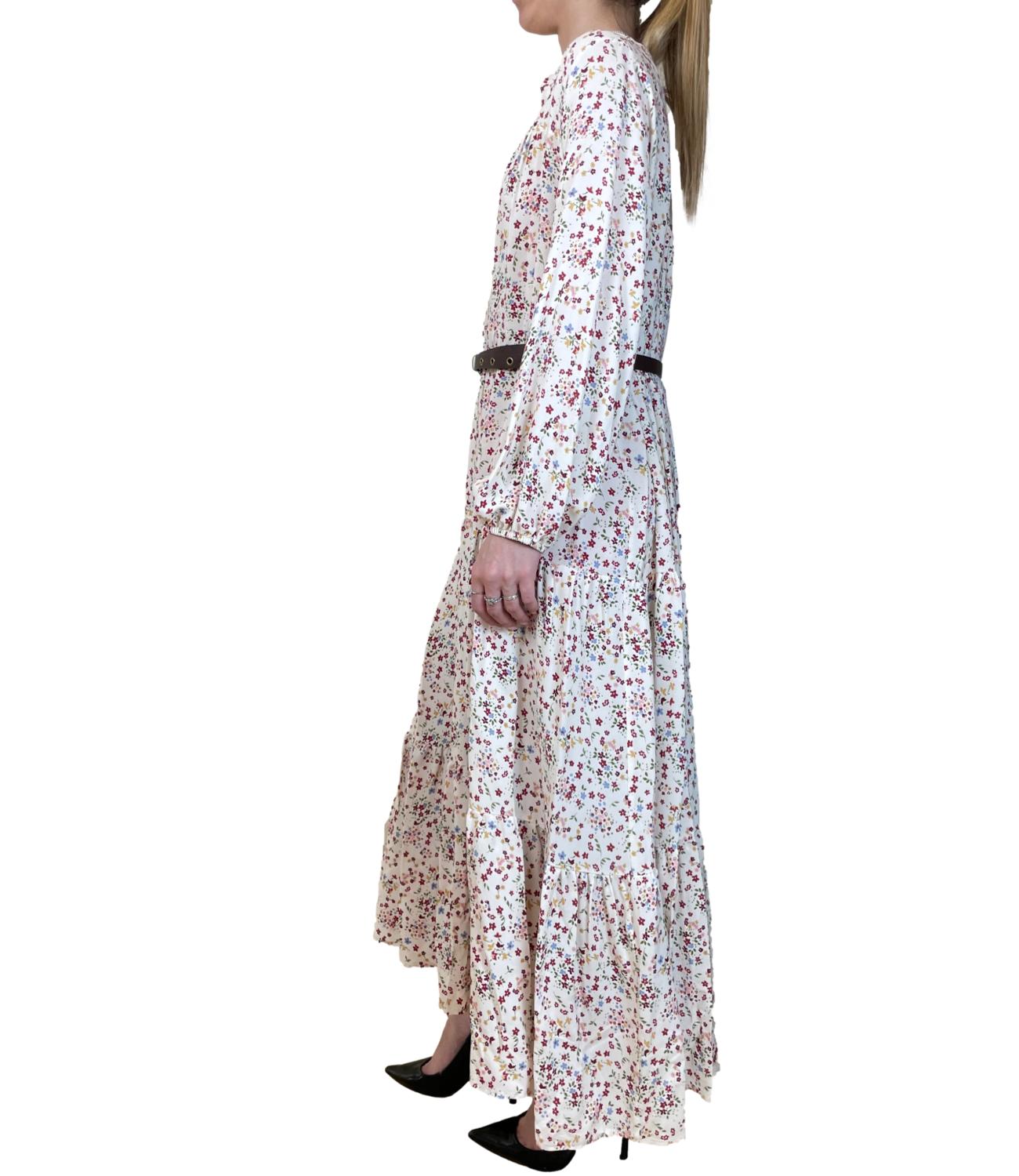 VICOLO abito floreale burro donna