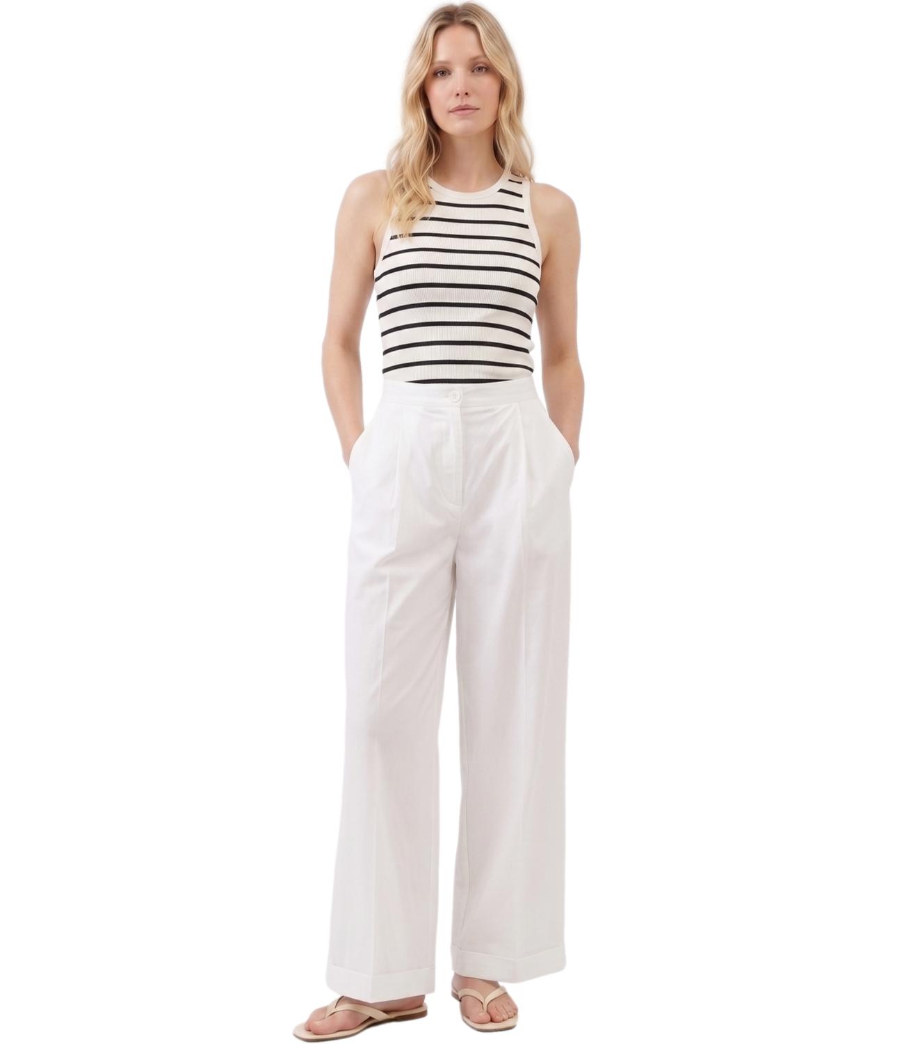 Vicolo Pantalone Bianco da Donna