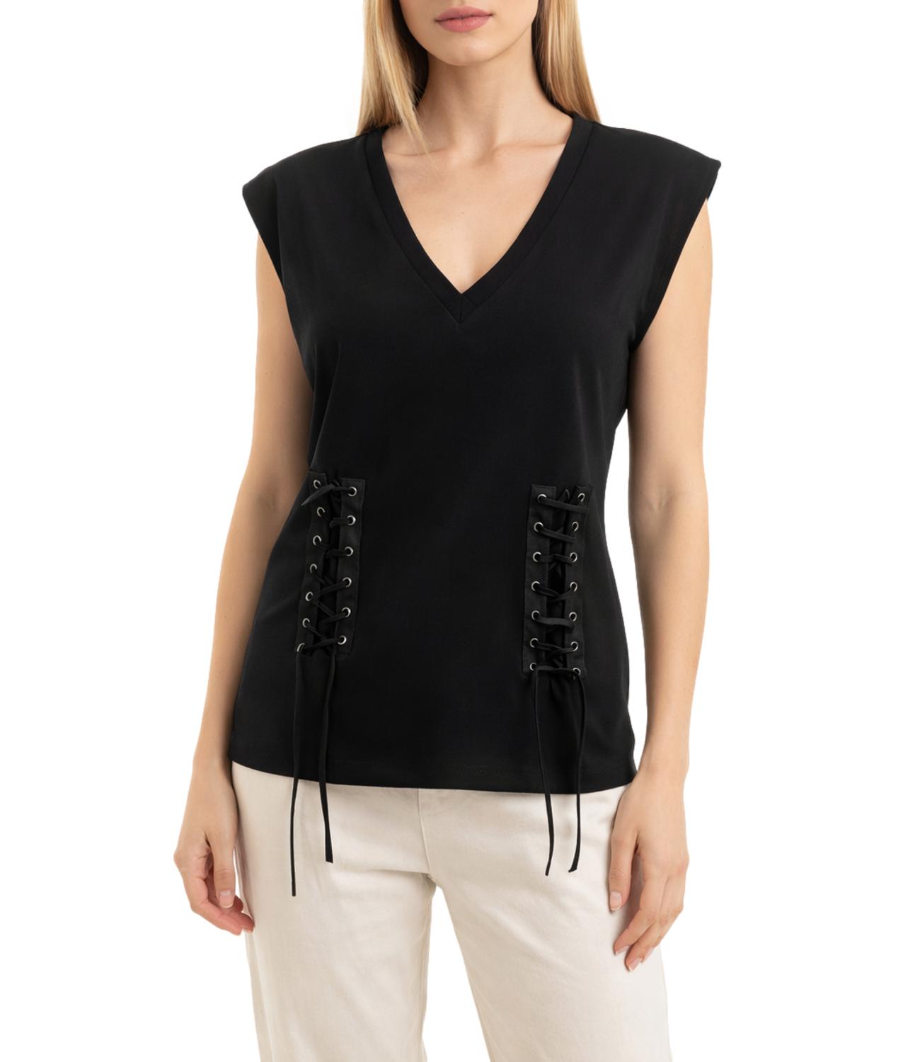 Vicolo Top Nero da Donna
