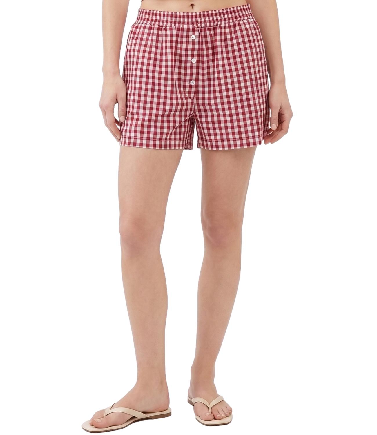 Vicolo Short Bianco/Rosso Donna