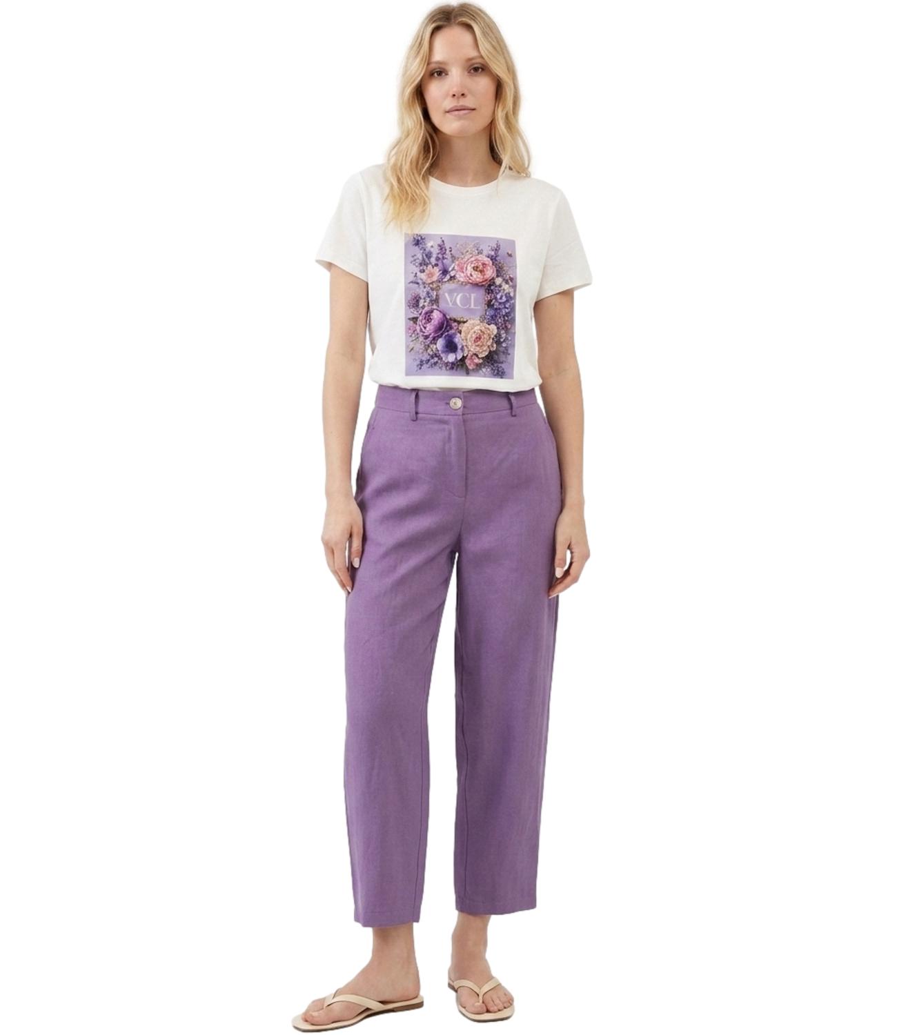 Vicolo Pantalone Viola da Donna