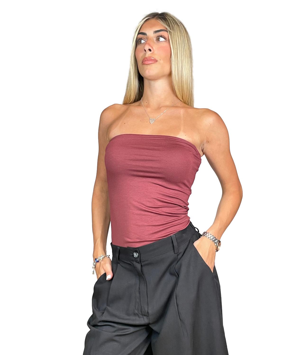 Vicolo Top Bordeaux da Donna