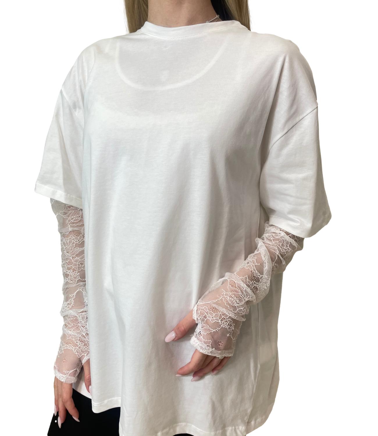 Vicolo T-Shirt Bianco da Donna