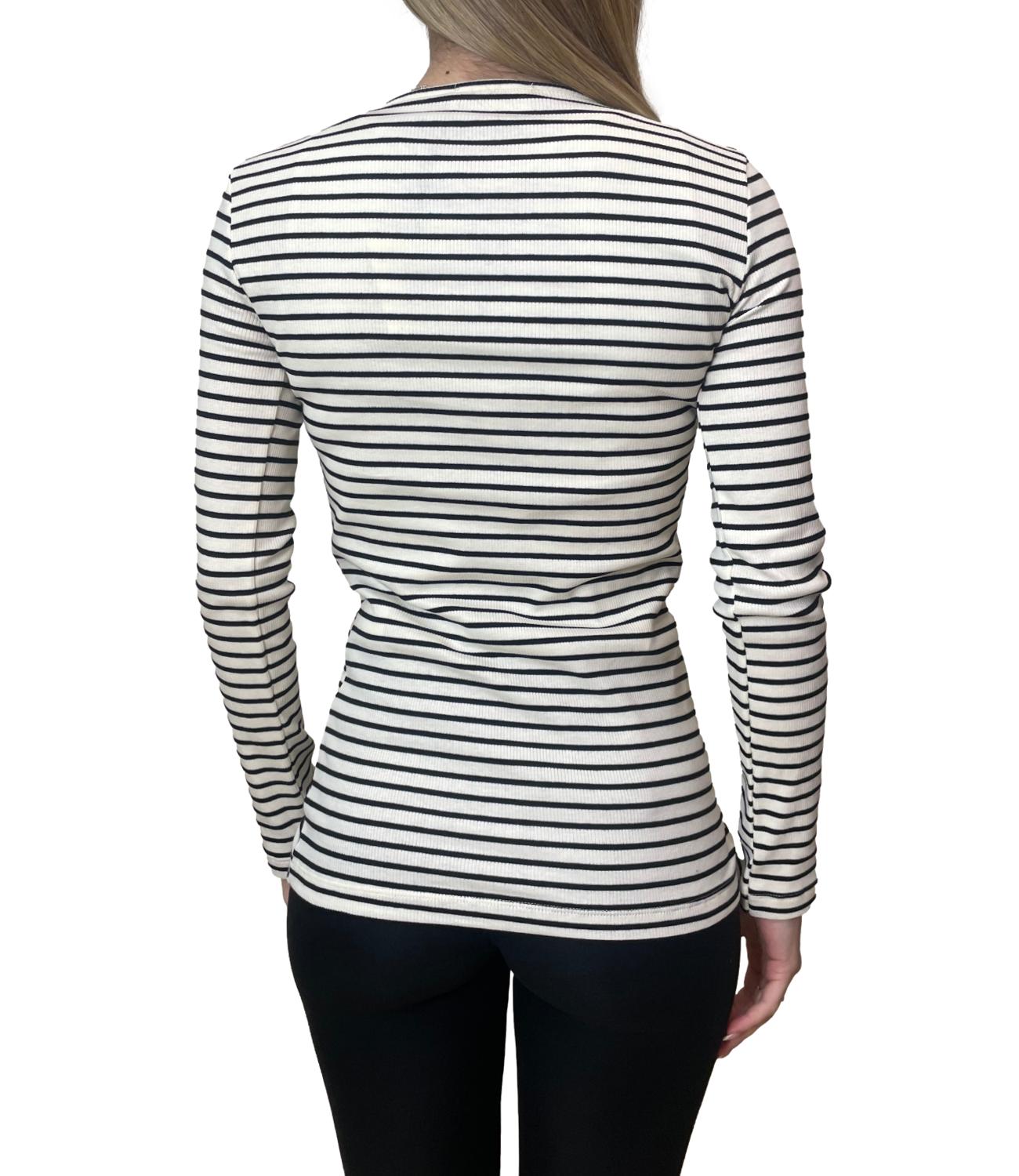 Vicolo Maglia Ecru/Nero Donna