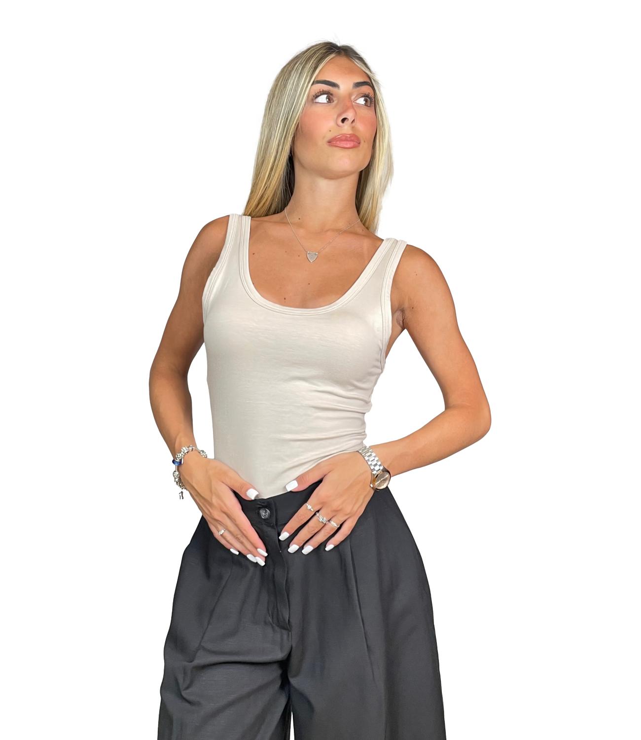 Vicolo Top Beige da Donna