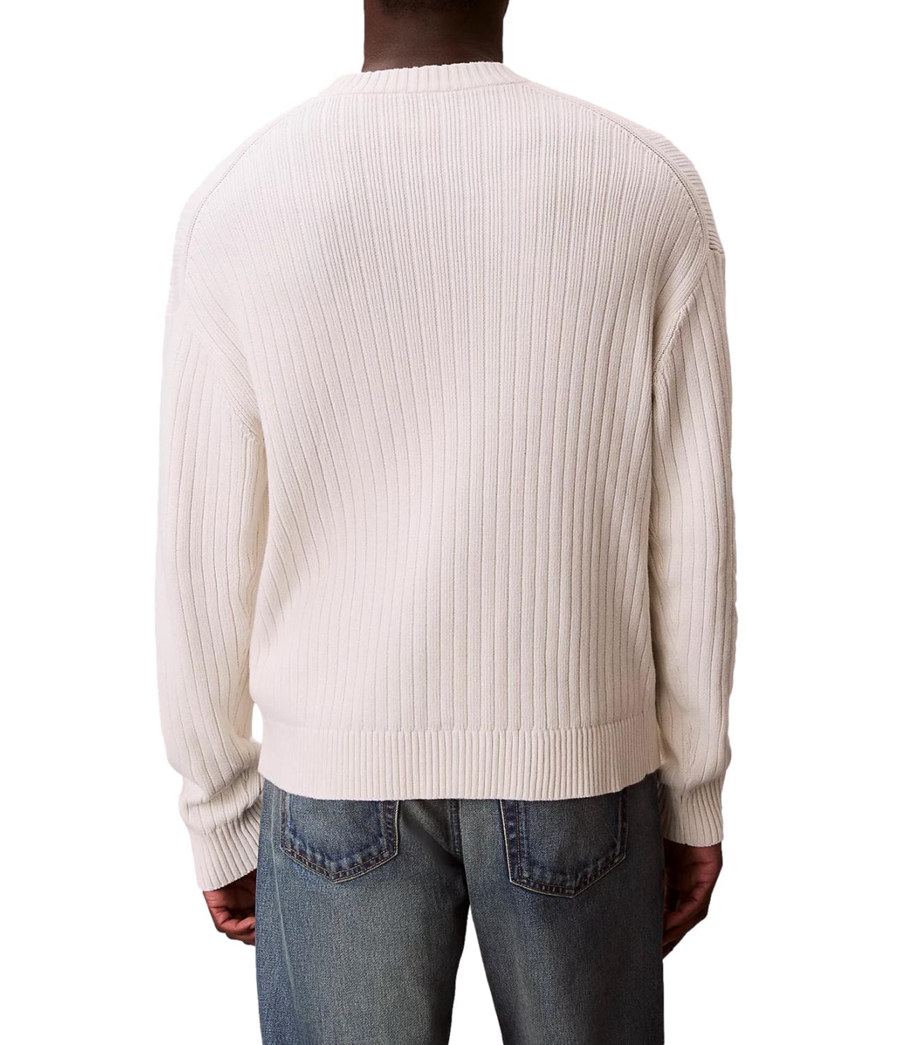 Pullover oversize Calvin Klein uomo bianco