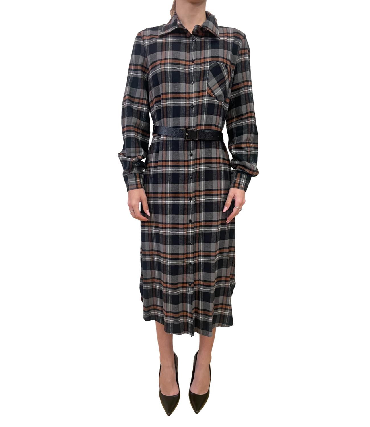 Dixie Abito Qadri Arancio Donna
