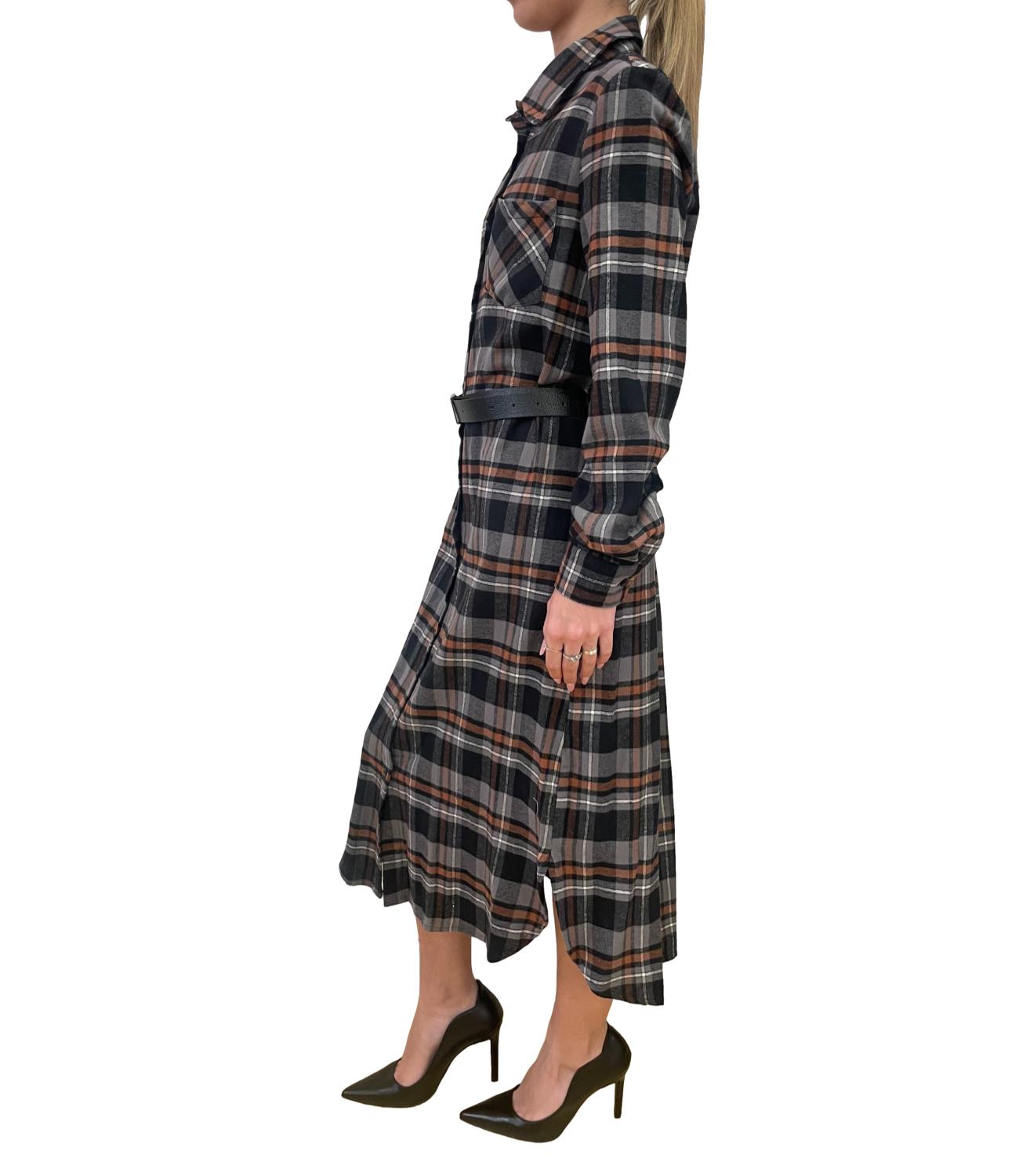 Dixie Abito Qadri Arancio Donna