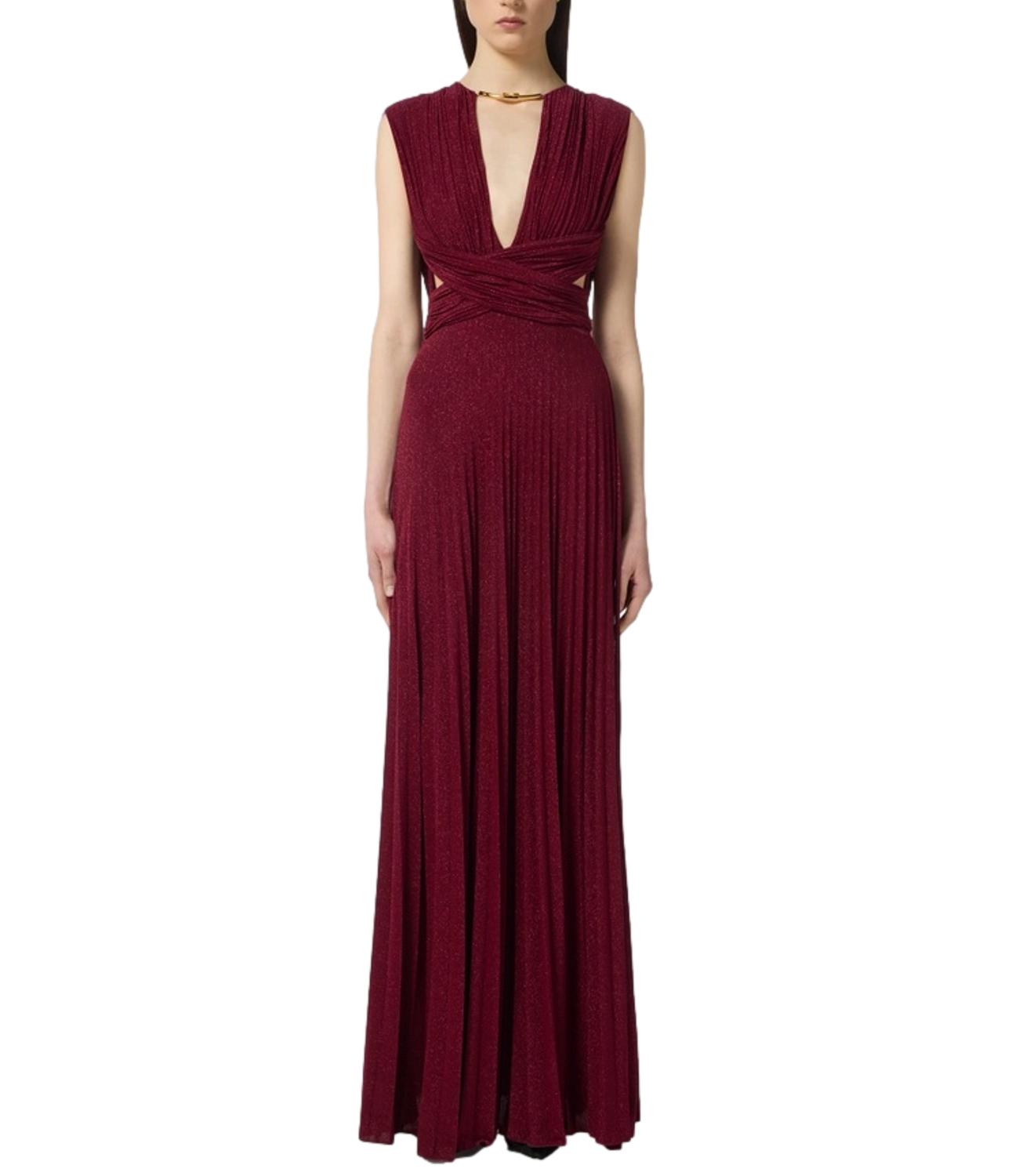 Elisabetta Franchi abito red carpet ciliegia donna