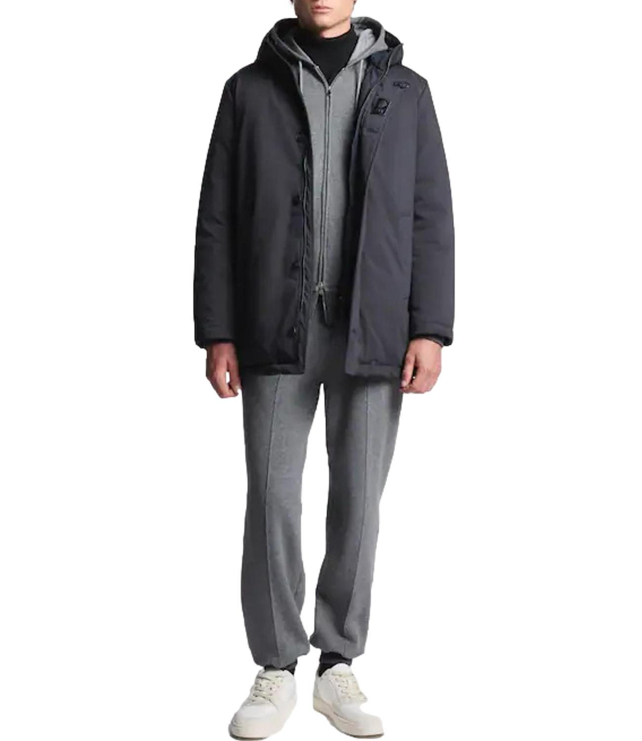 Parka Caban in Gabardine Imbottito in Piuma