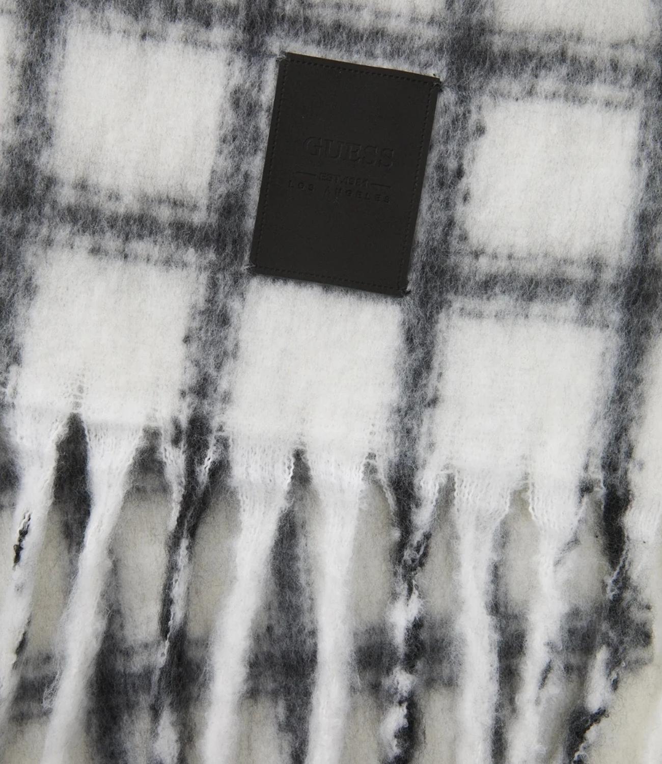 Guess Sciarpa Quadri Black Donna