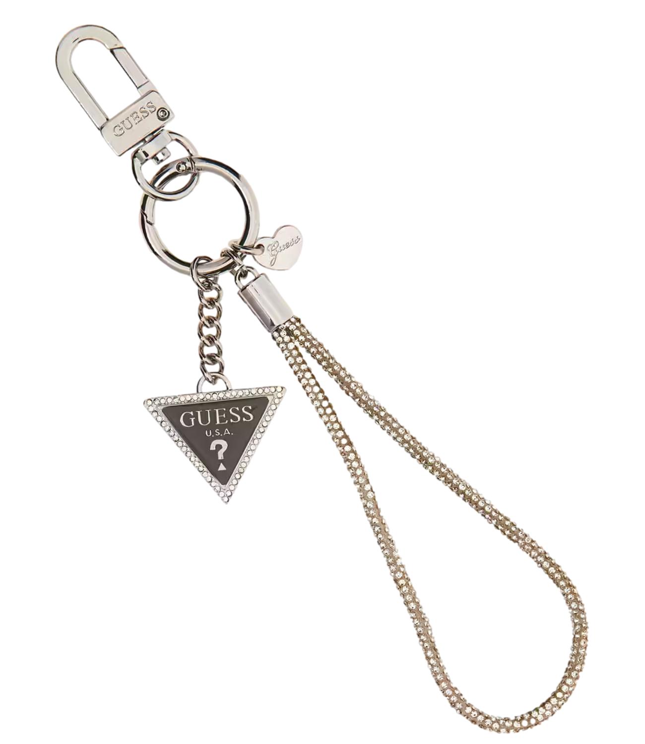 Guess Portachiavi Zalina Argento Donna