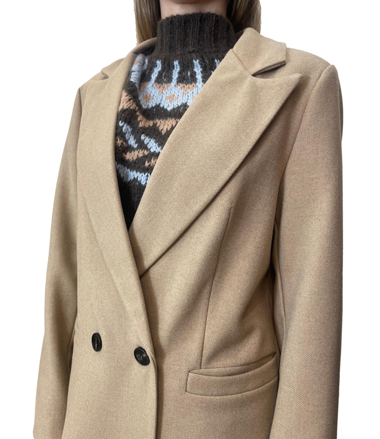Have One Cappotto Cammello Donna