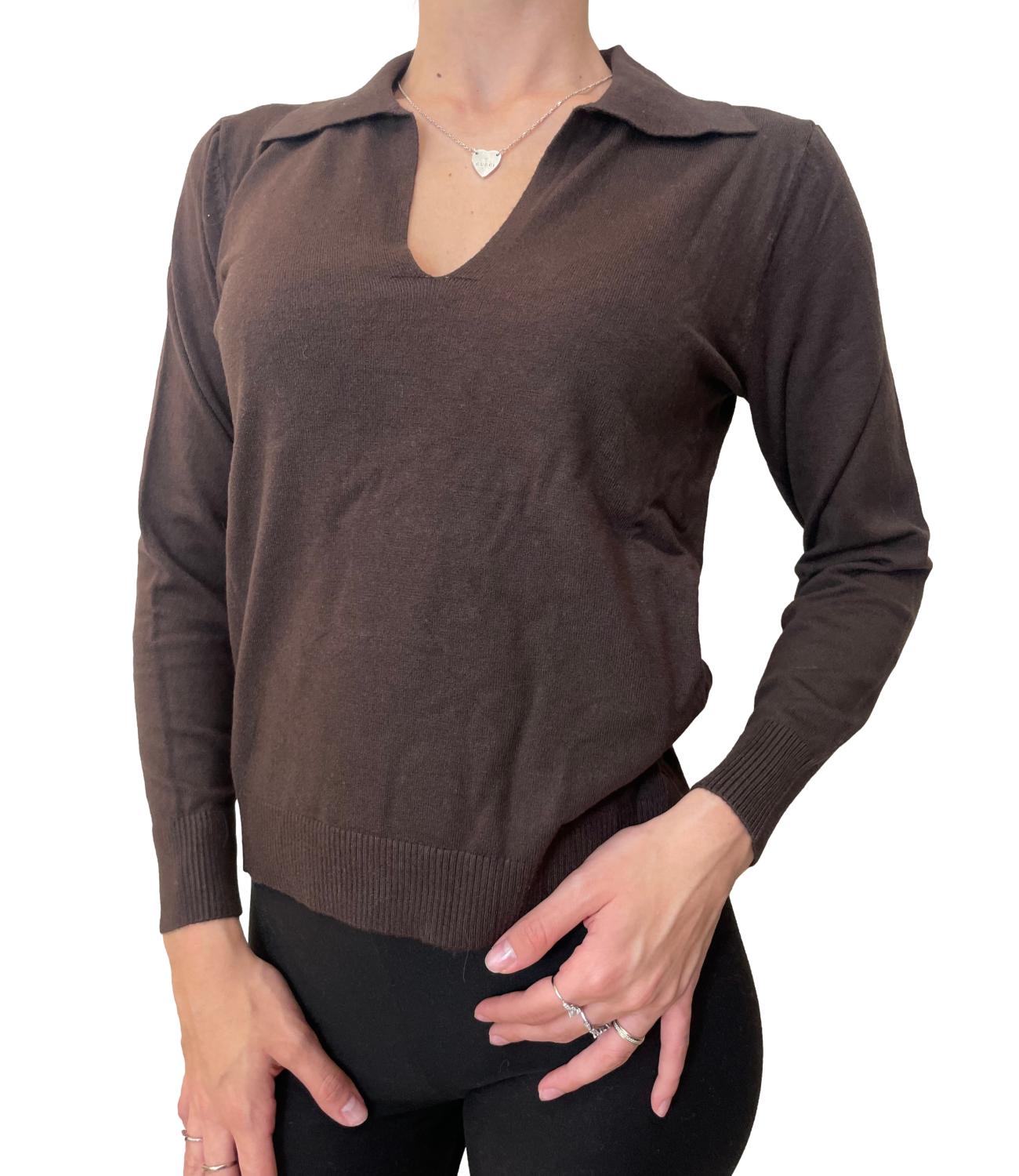 Motel Maglia Cut-out Nera Donna